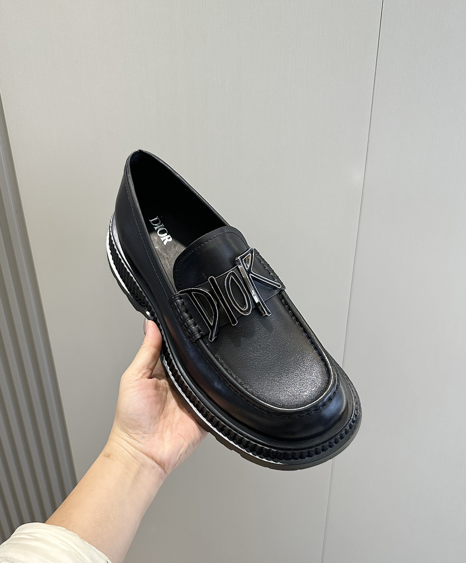 Loafers Cow Leather Black L-s