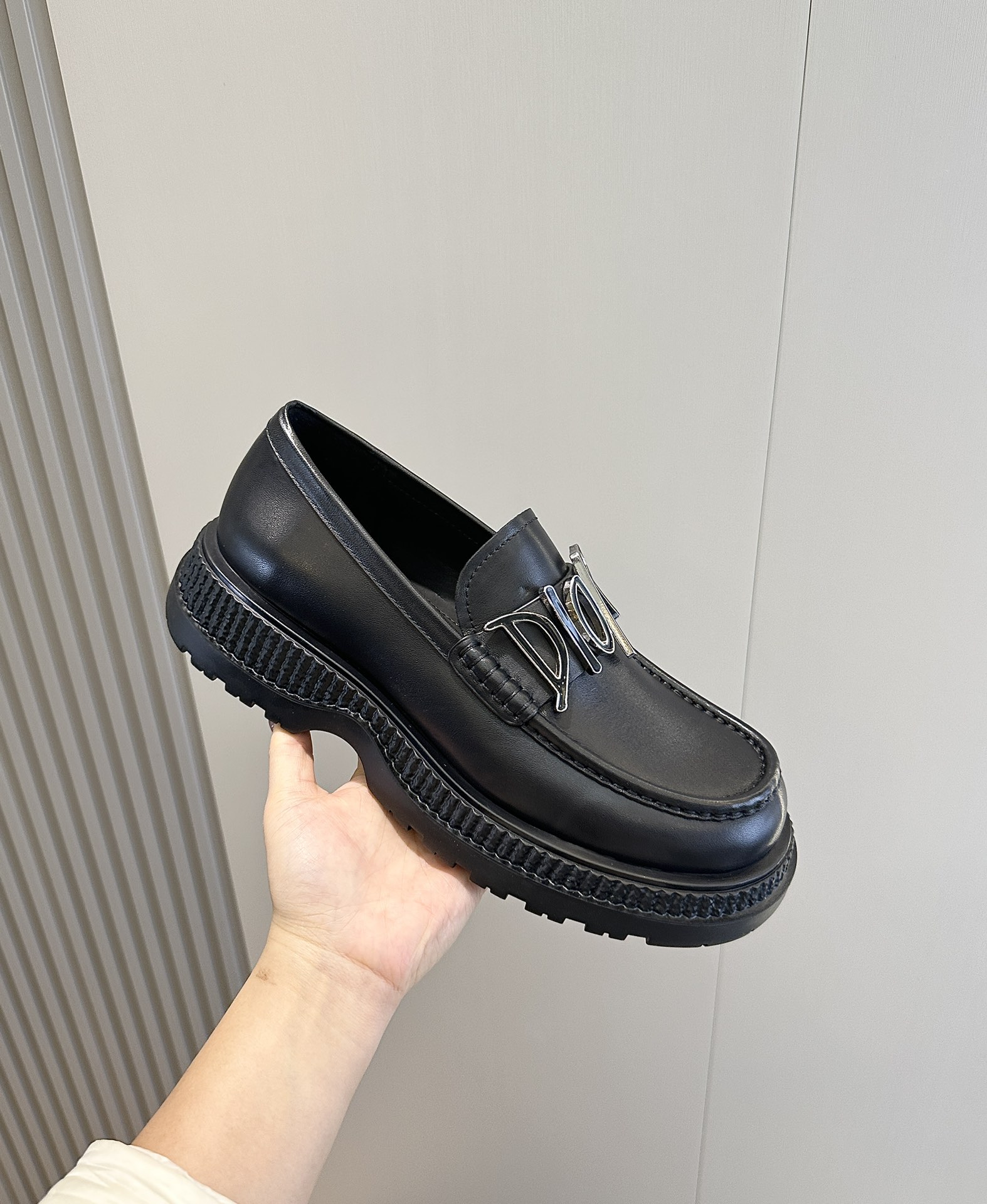 Loafers Cow Leather Black L-s