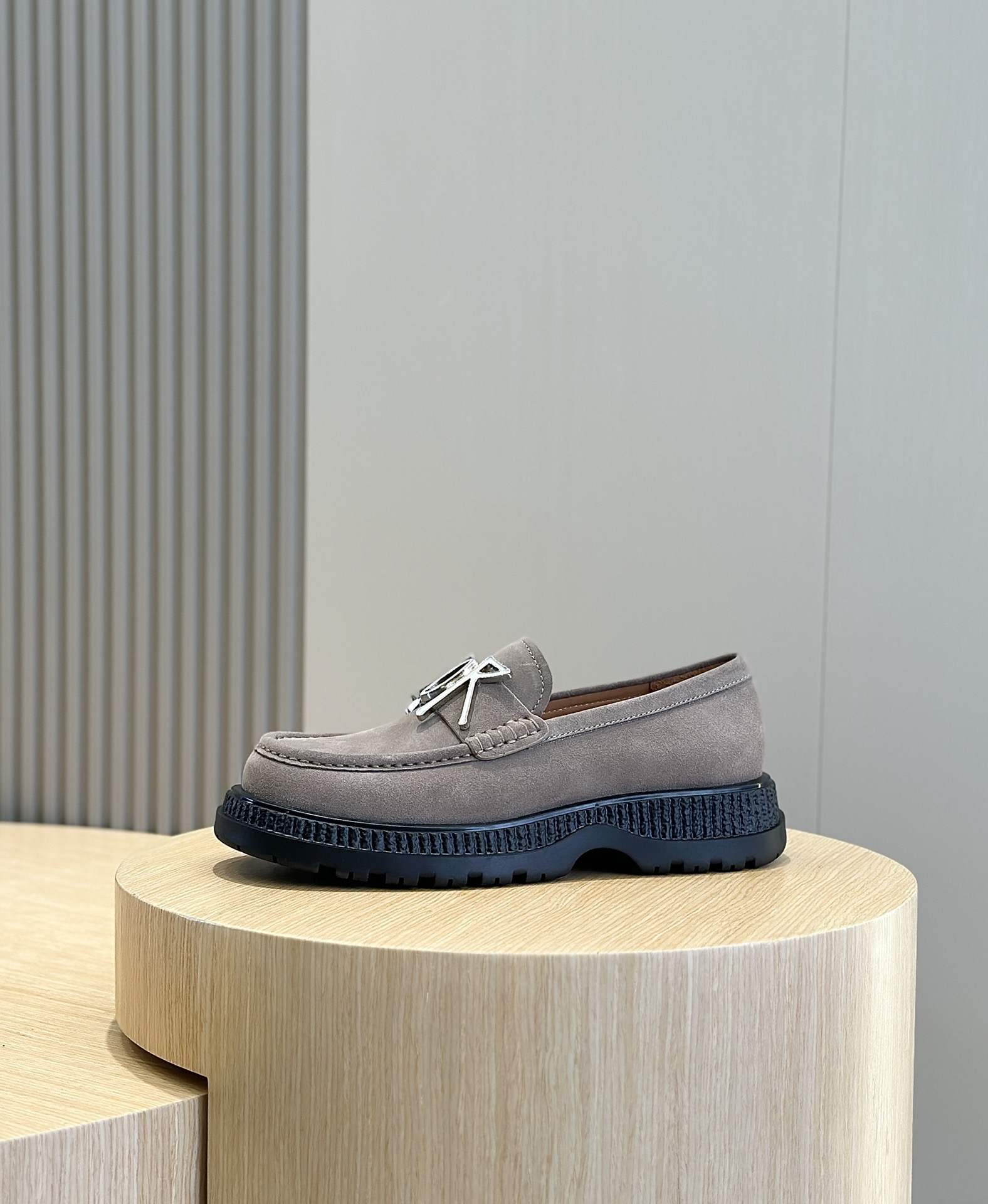 Loafers Cow Leather Black L-s