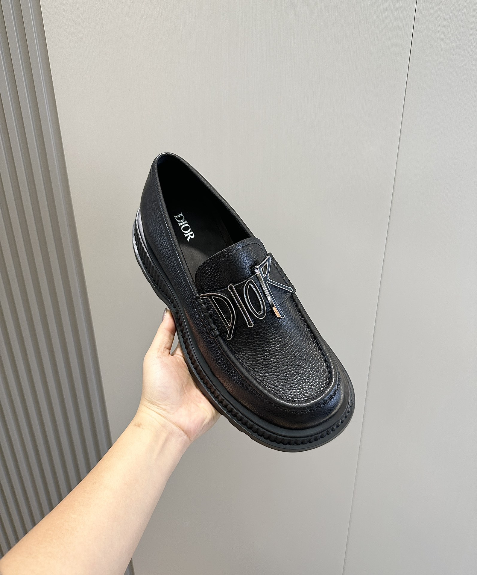 Loafers Cow Leather Black L-s
