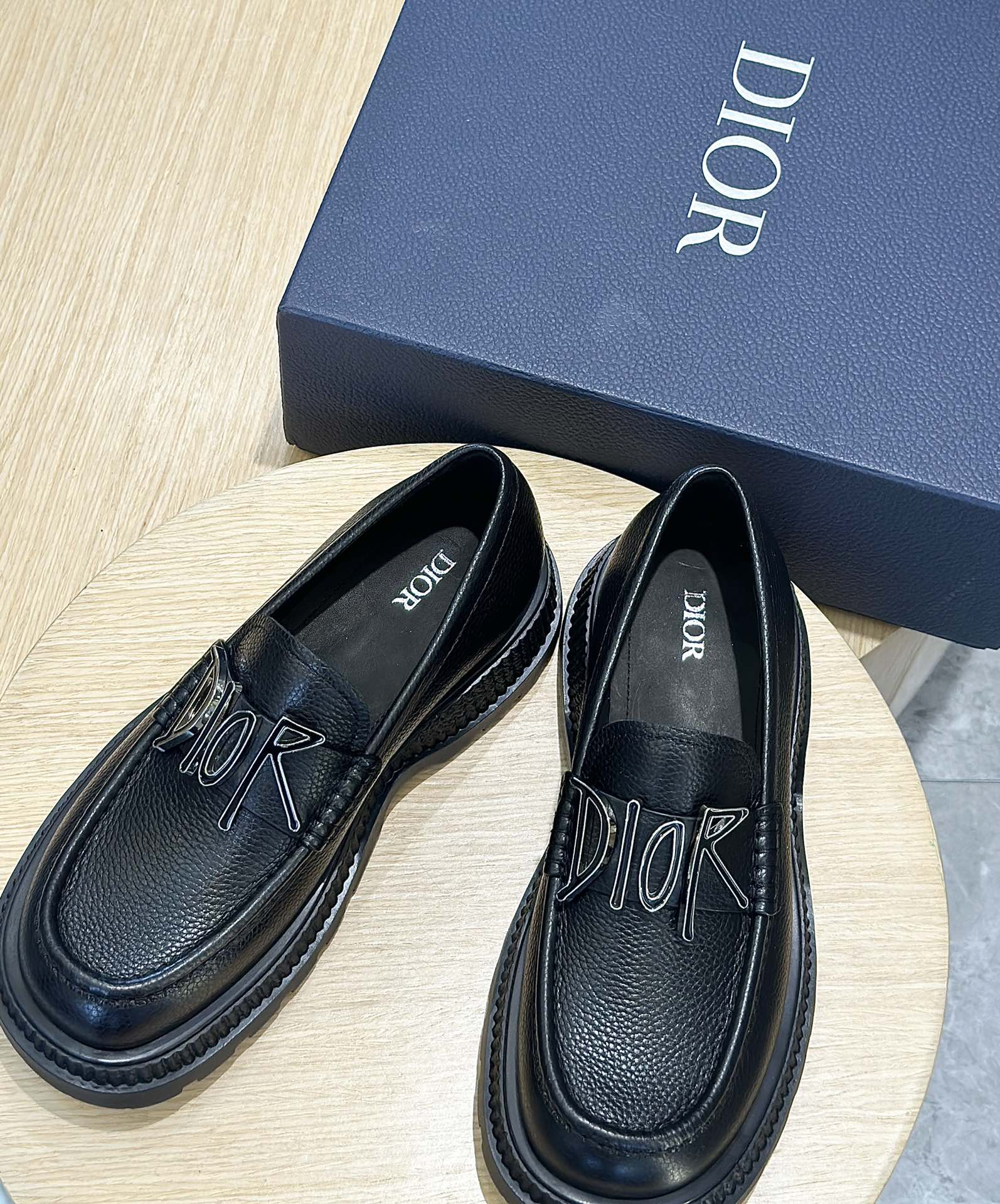 Loafers Cow Leather Black L-s