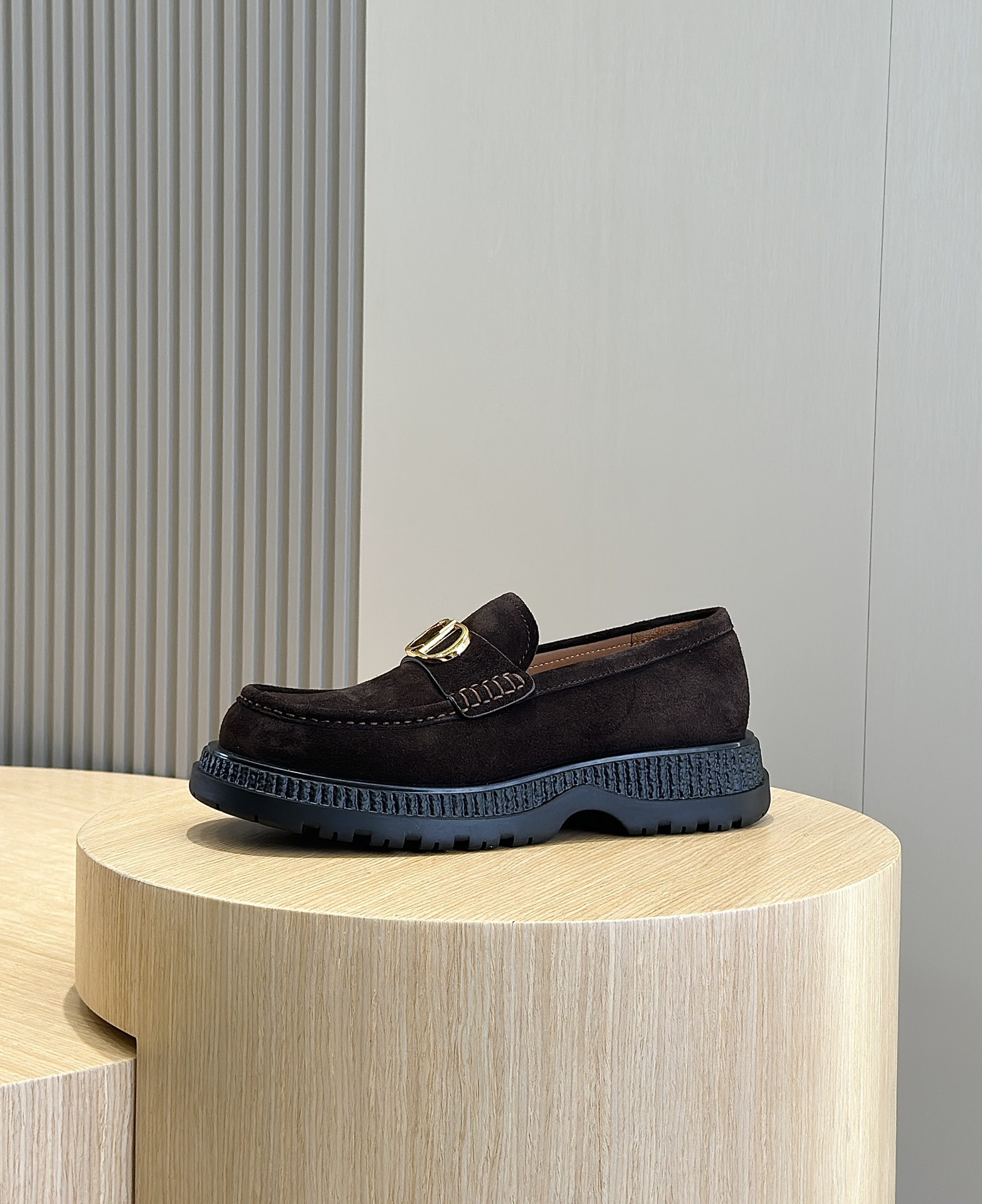 Loafers Cow Leather Black L-s