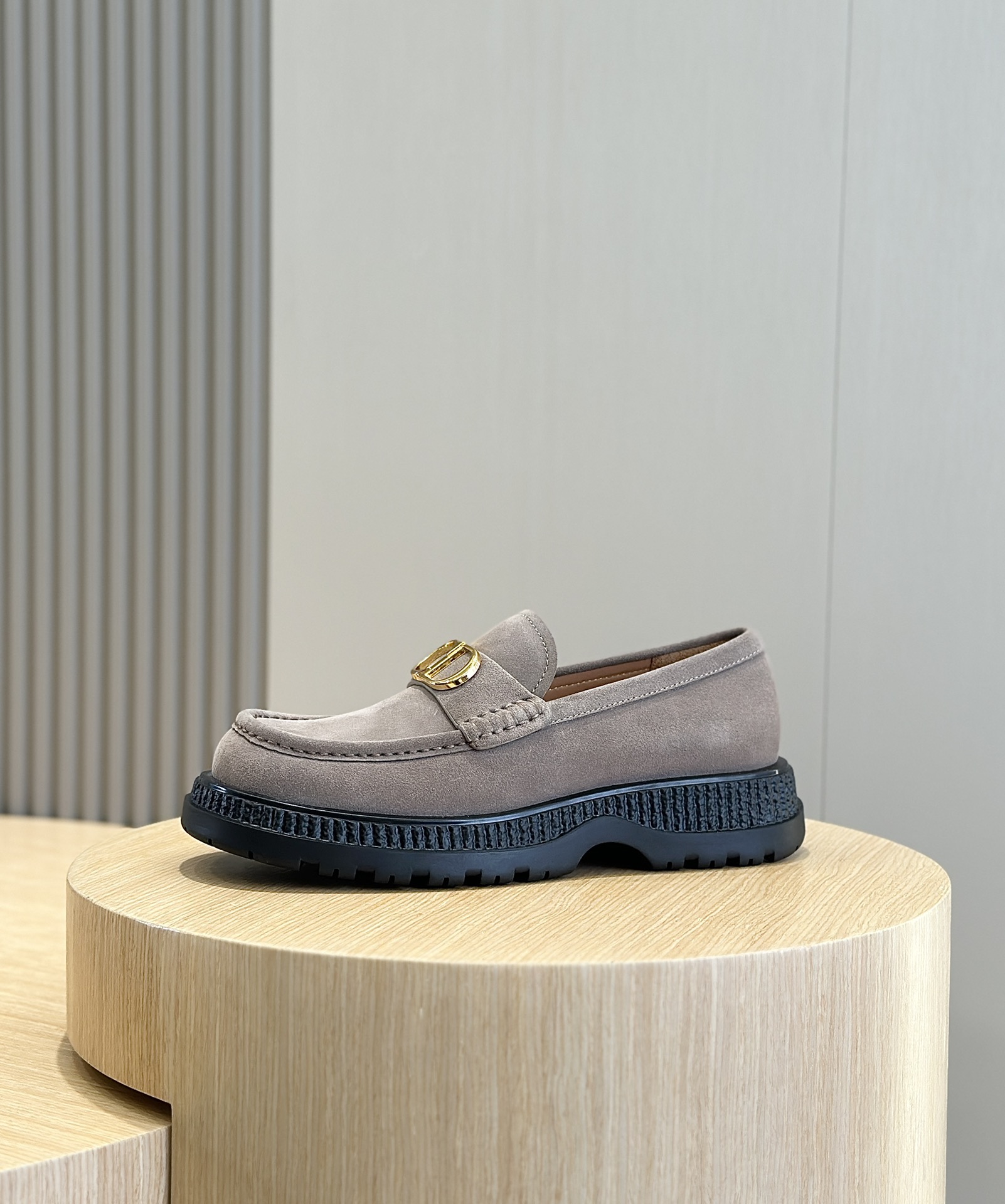 Loafers Cow Leather Black L-s