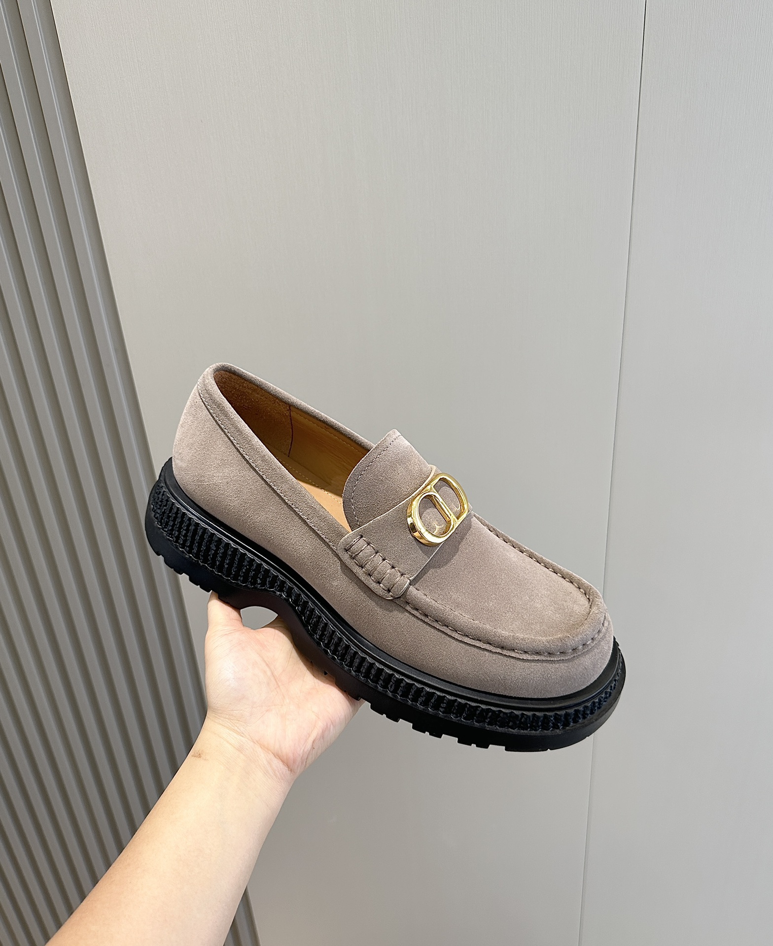 Loafers Cow Leather Black L-s