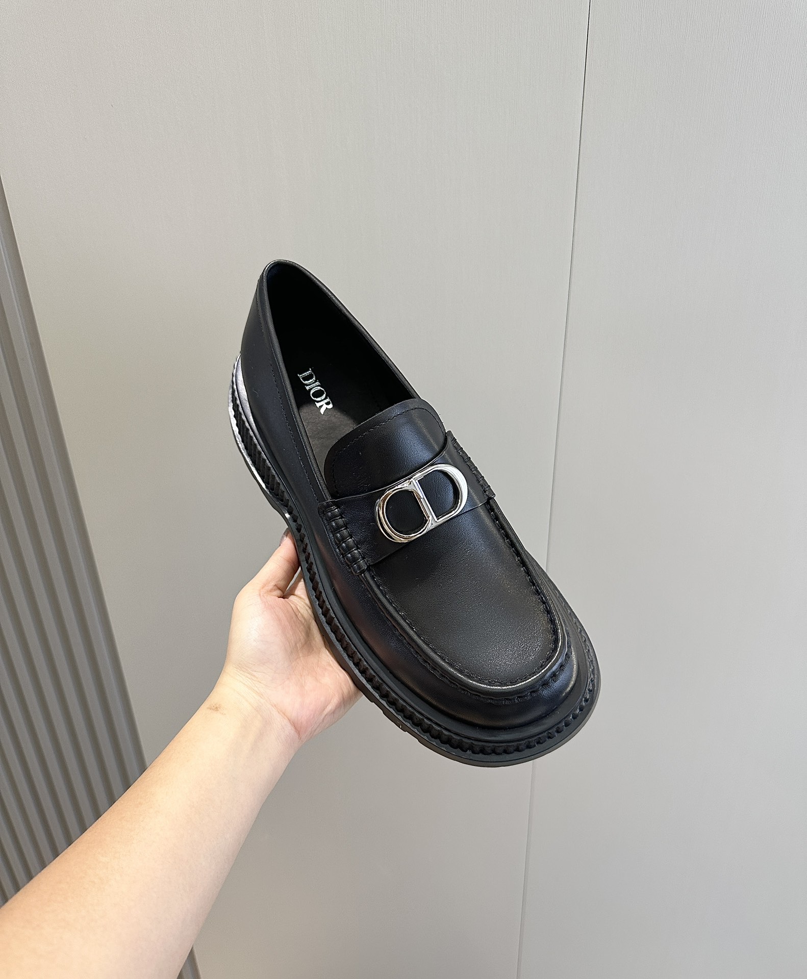 Loafers Cow Leather Black L-s