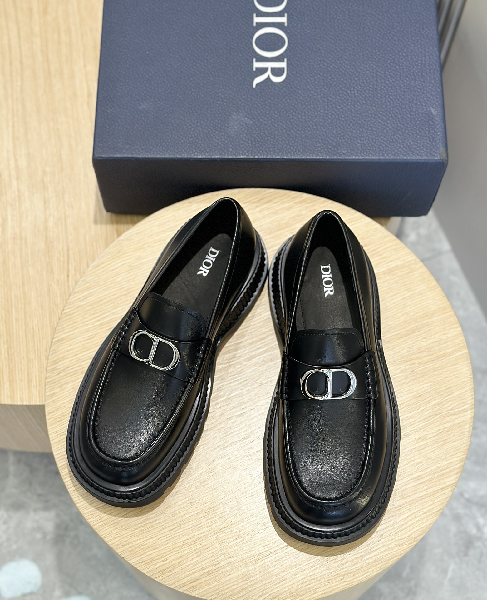 Loafers Cow Leather Black L-s