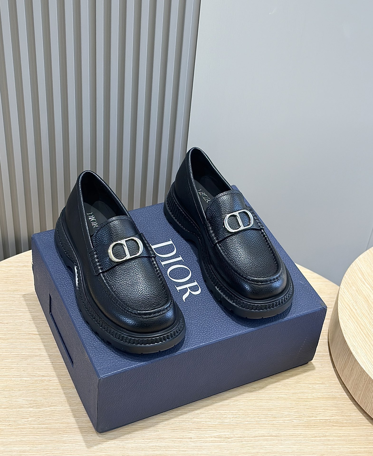 Loafers Cow Leather Black L-s
