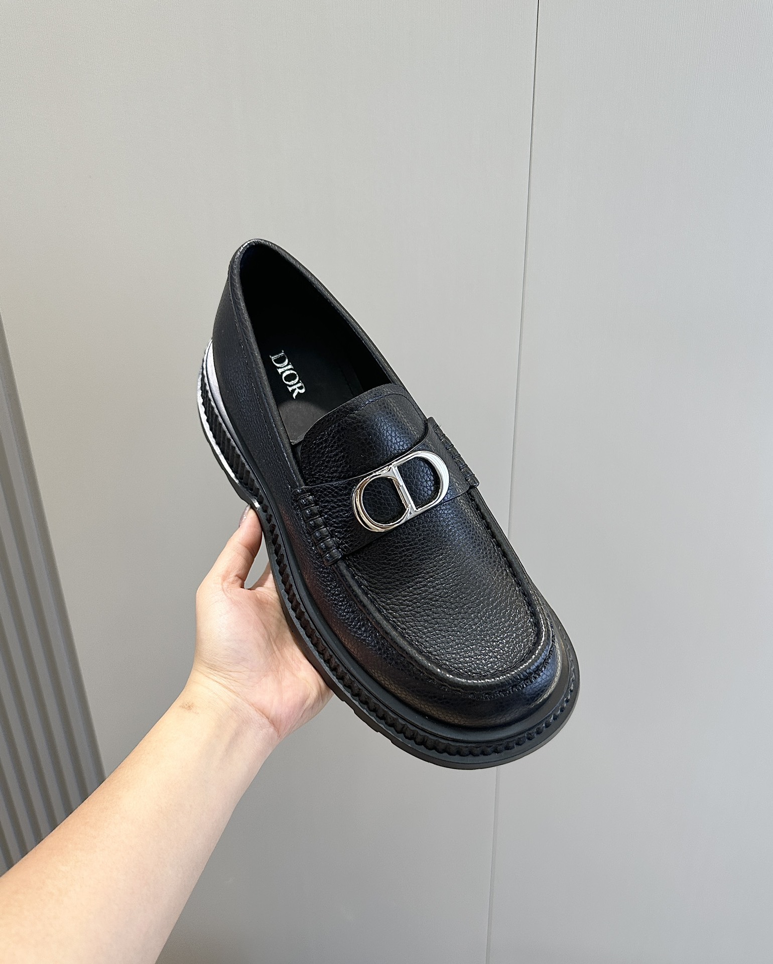 Loafers Cow Leather Black L-s