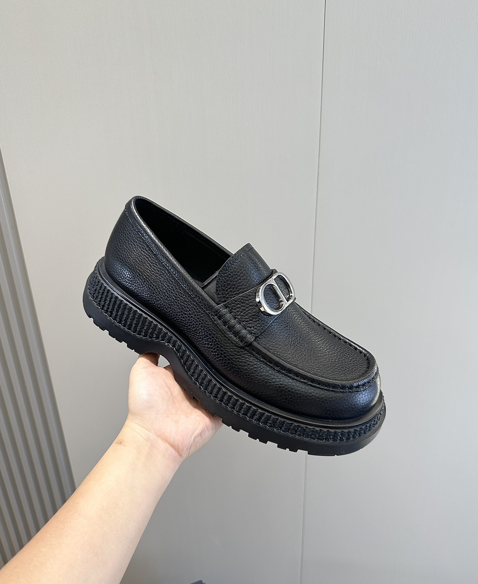 Loafers Cow Leather Black L-s