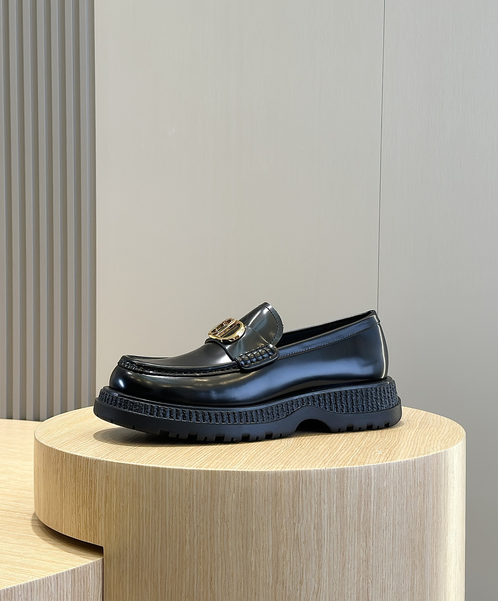 Loafers Cow Leather Black L-s