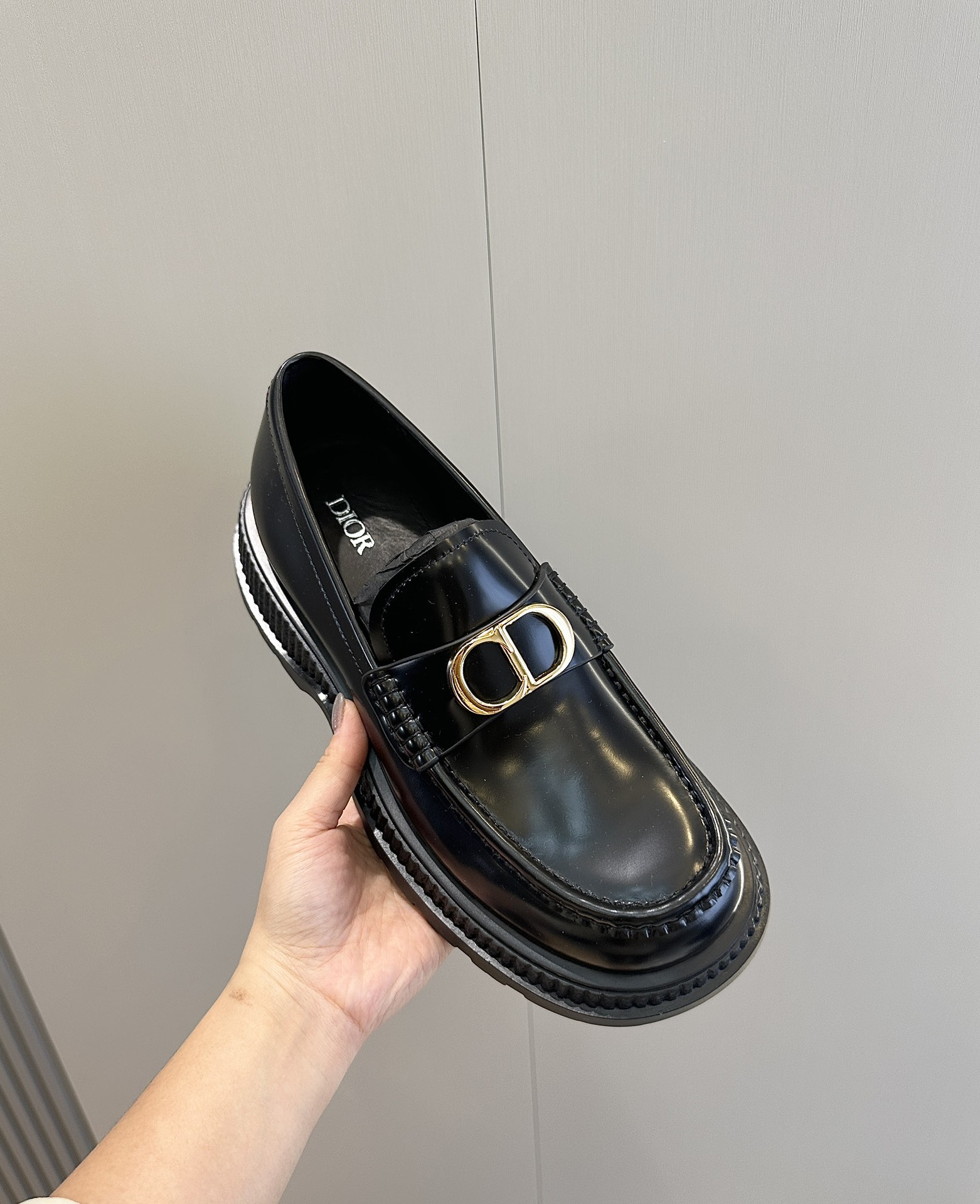 Loafers Cow Leather Black L-s