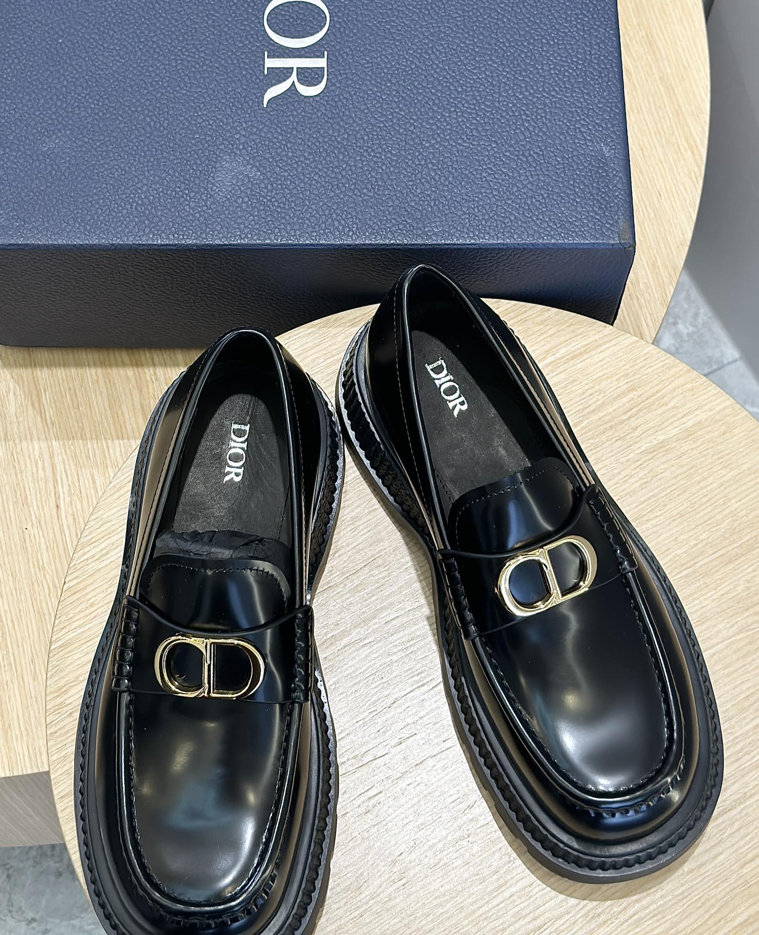 Loafers Cow Leather Black L-s