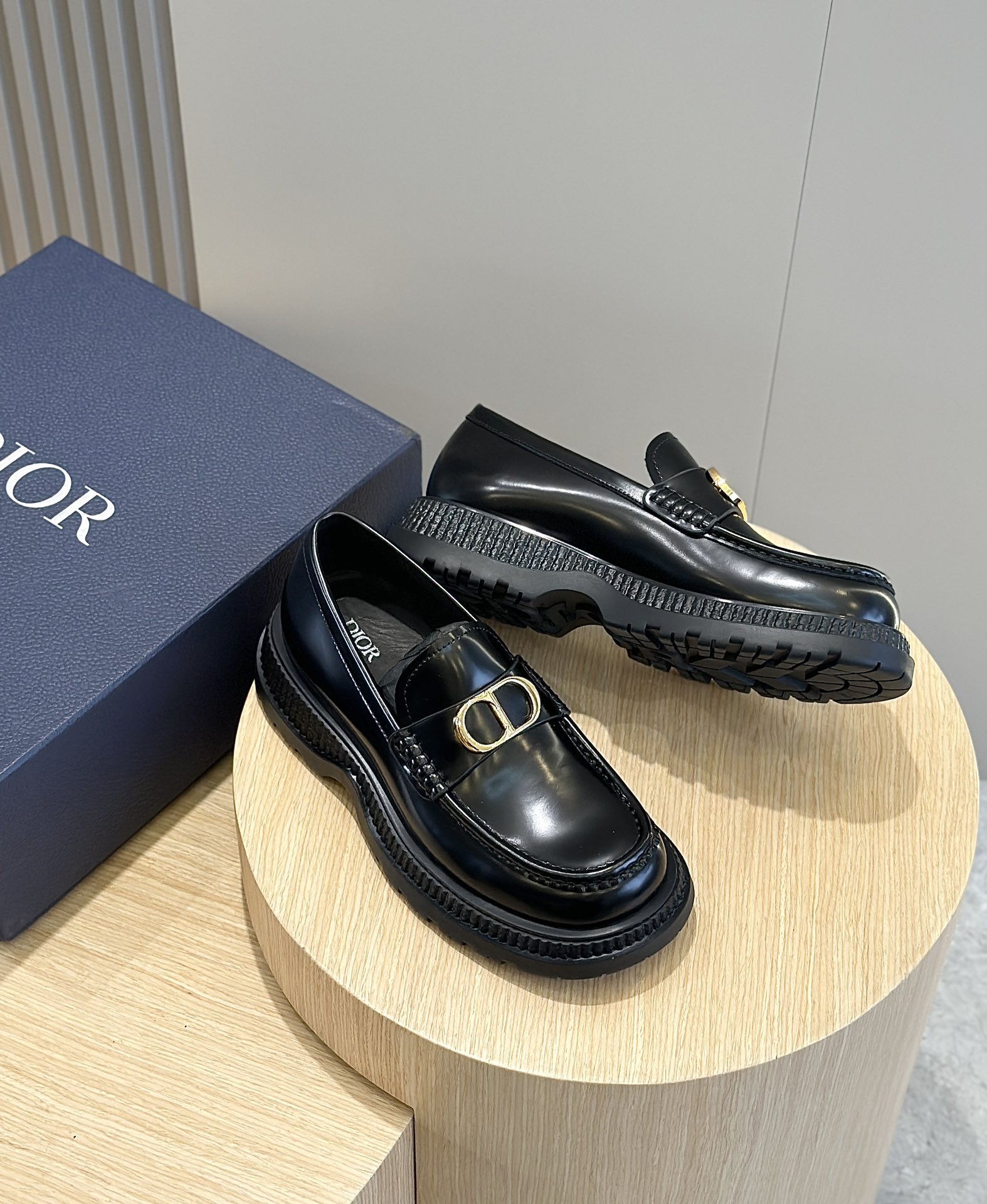 Loafers Cow Leather Black L-s