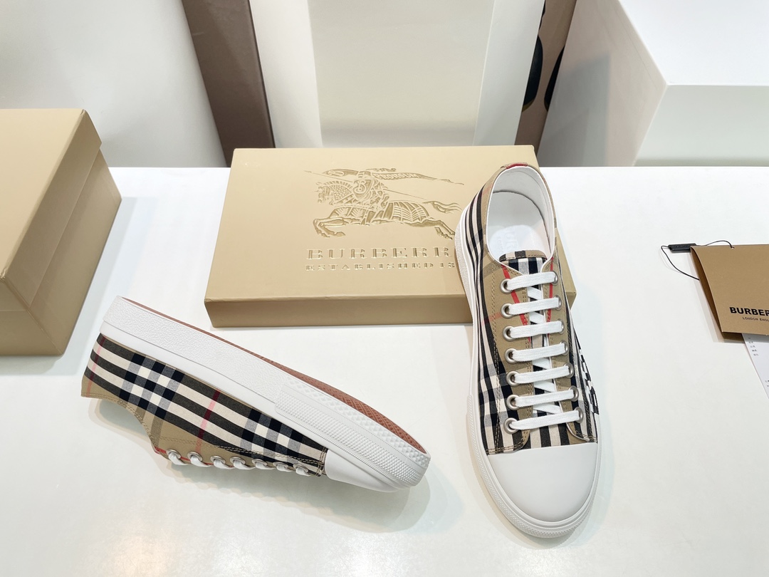 Burberry Male Canvas Shoes Canvas M-l-s