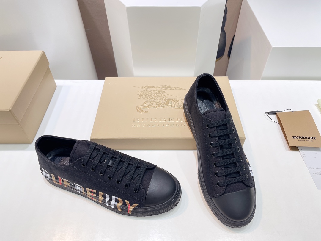 Burberry Male Canvas Shoes Canvas M-l-s