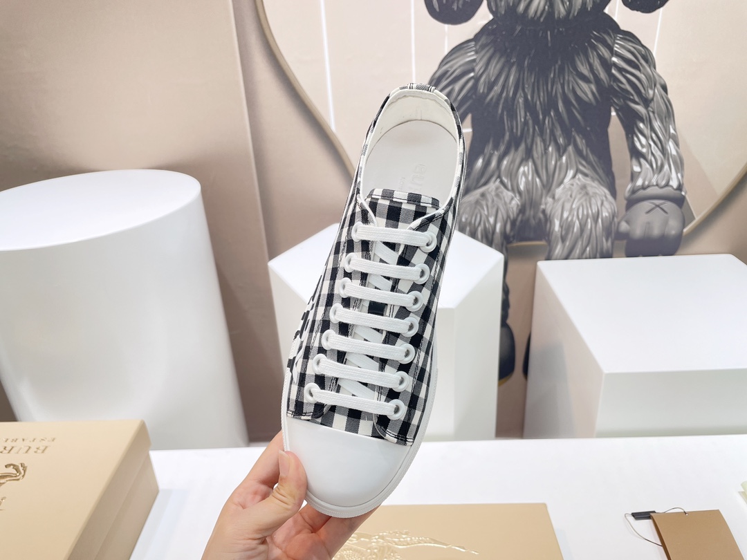 Burberry Male Canvas Shoes Canvas M-l-s