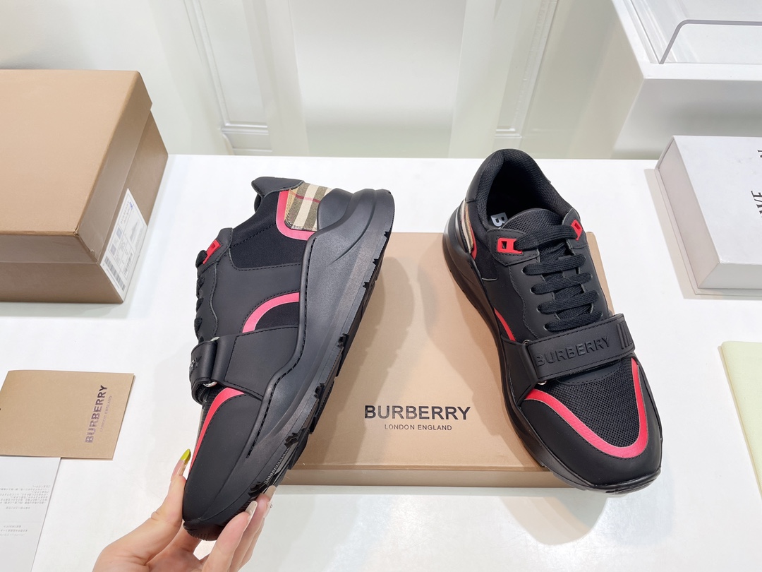 Burberry Male Sneakers Breathable M-s