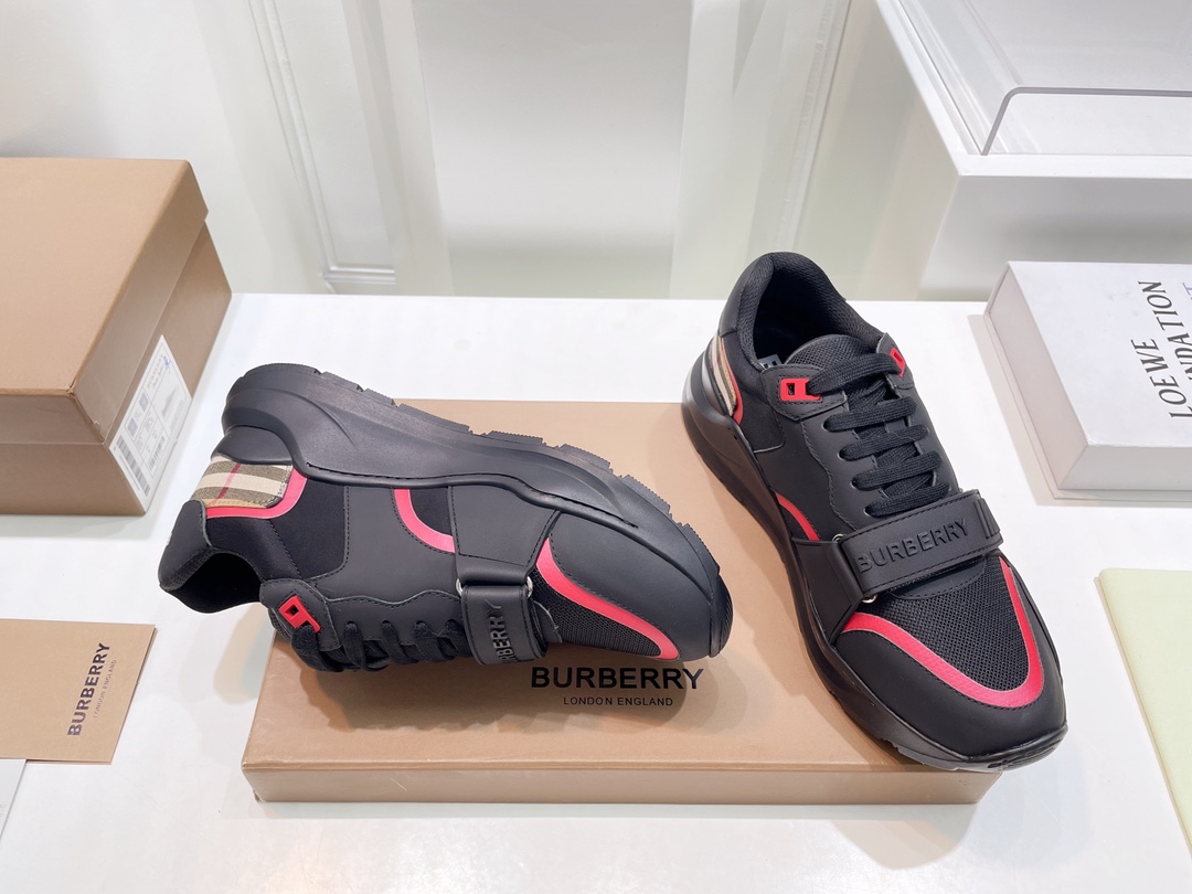 Burberry Male Sneakers Breathable M-s