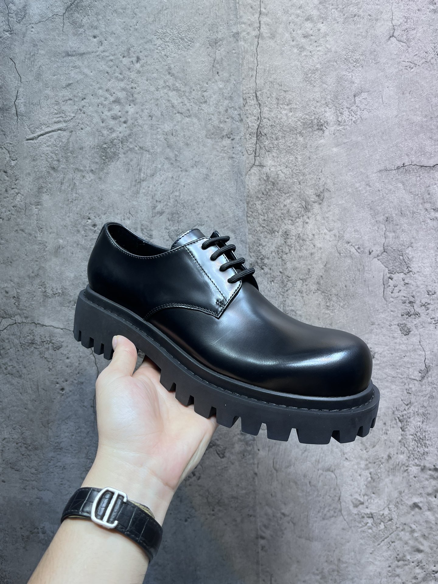 Leather Shoes Cow Leather 46