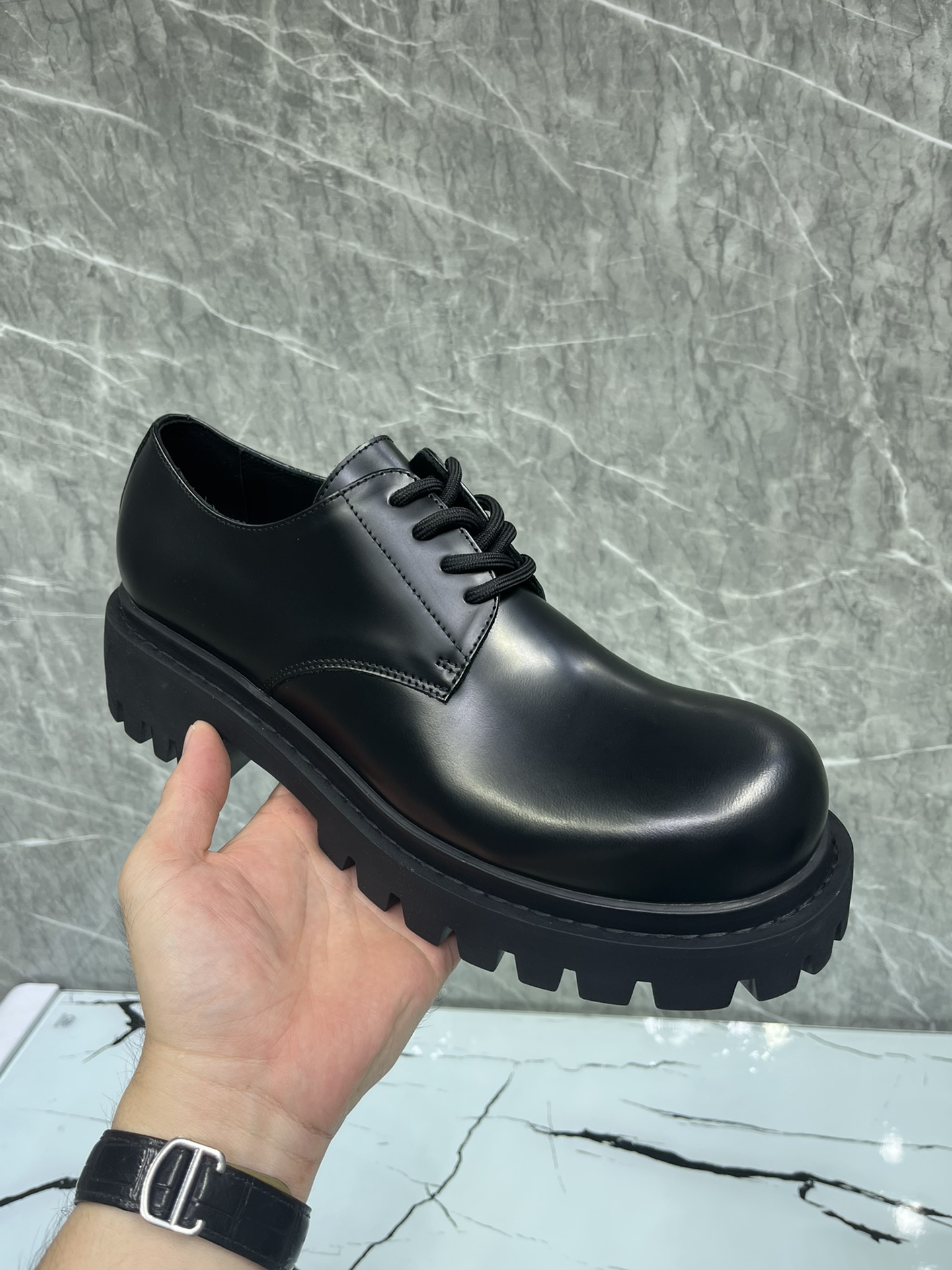 Balenciaga Leather Shoes Cow Leather 46-l-s