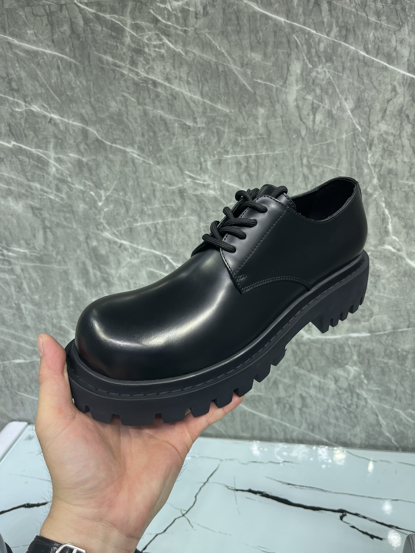 Balenciaga Leather Shoes Cow Leather 46-l-s