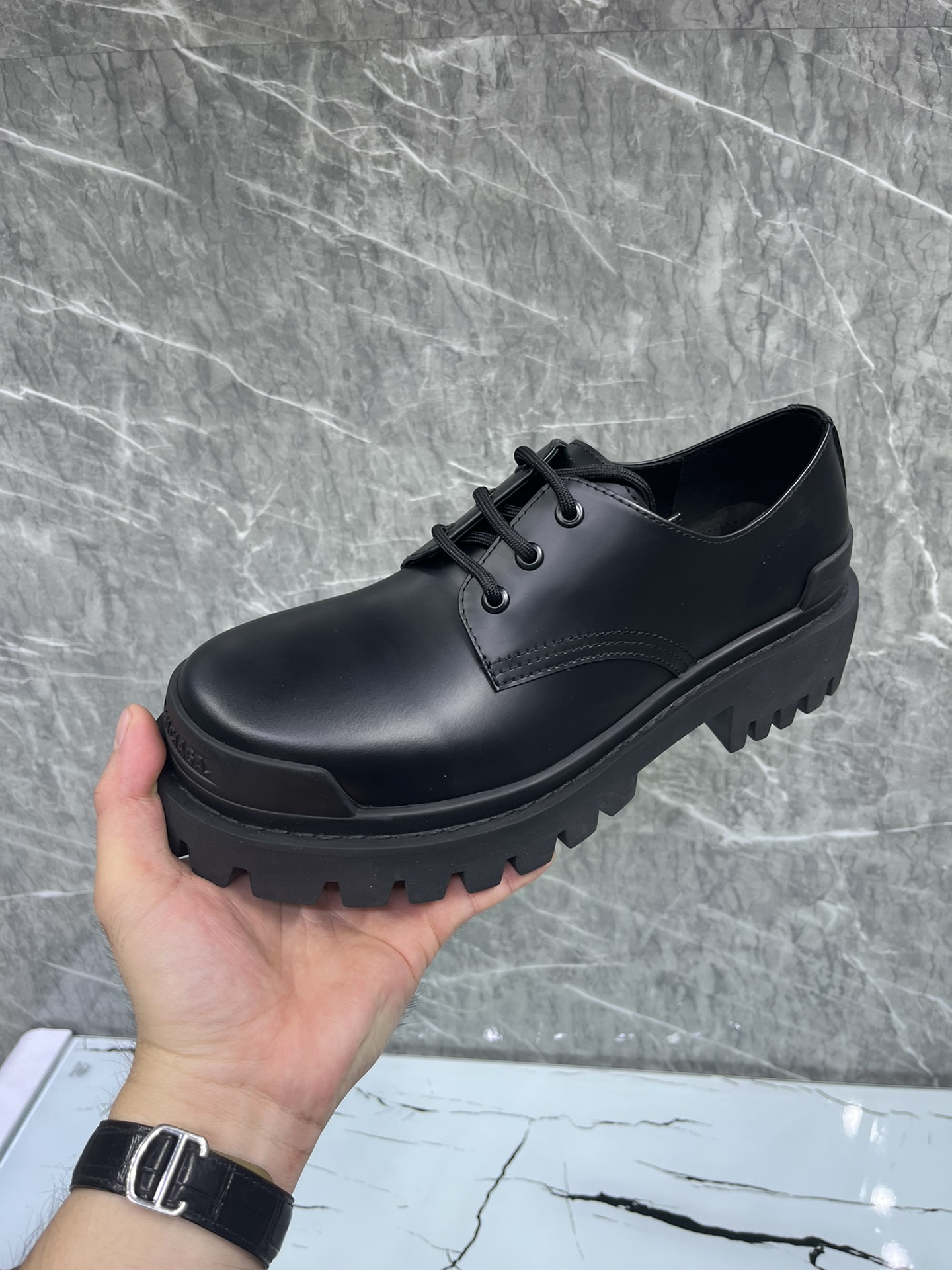 Leather Shoes Cow Leather 46