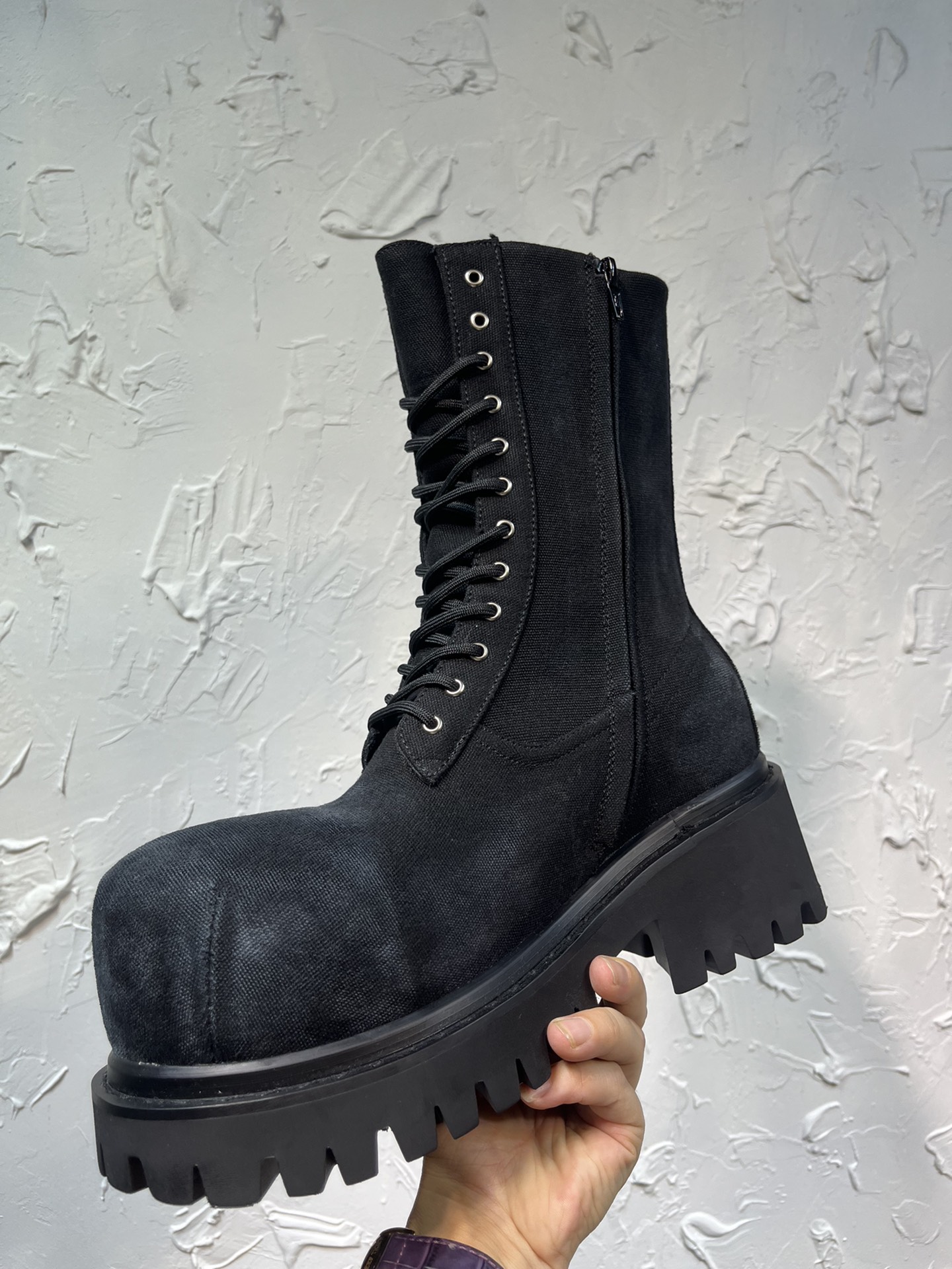 Balenciaga Male Boots Cow Leather M-l-s
