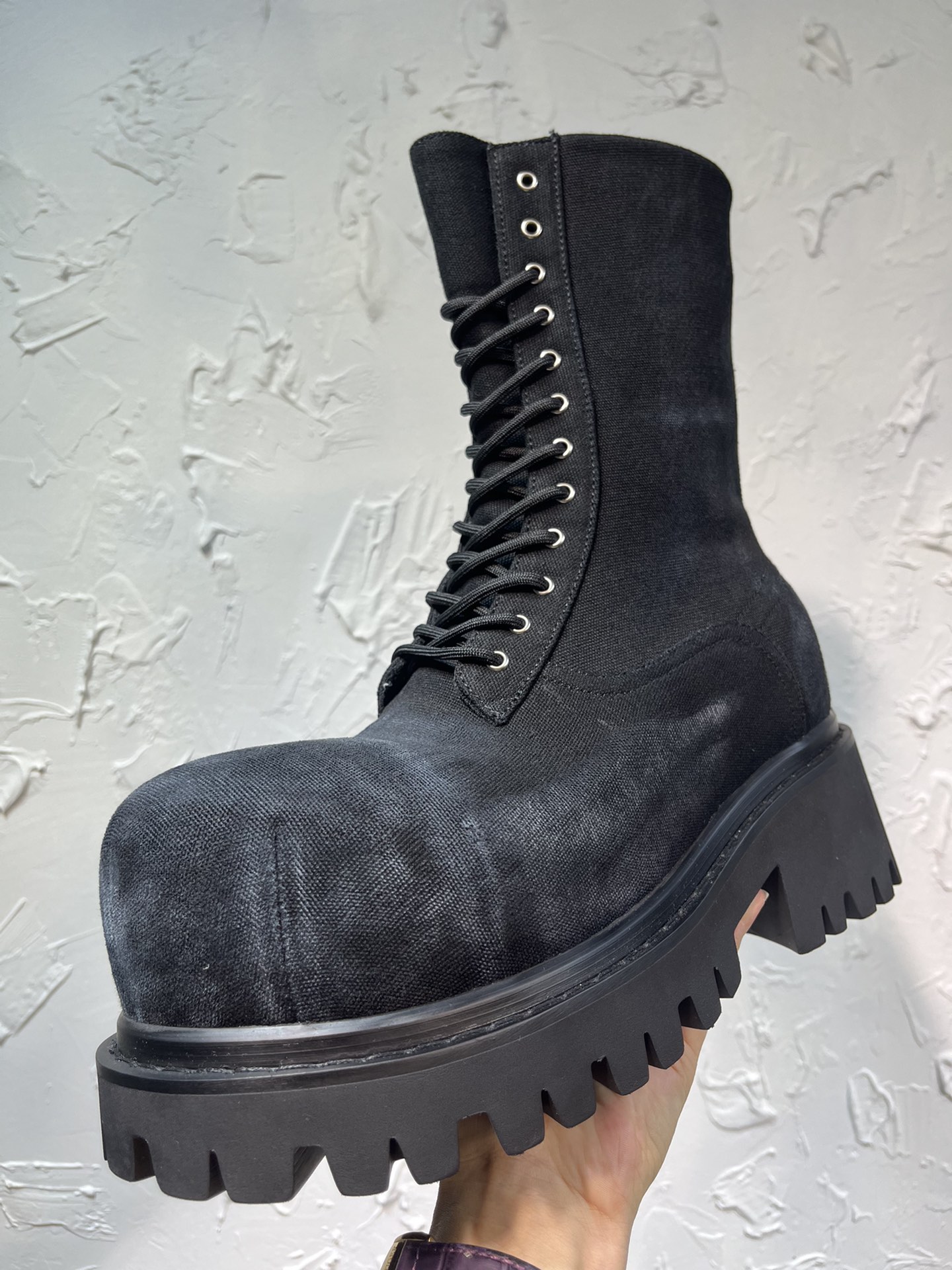 Balenciaga Male Boots Cow Leather M-l-s