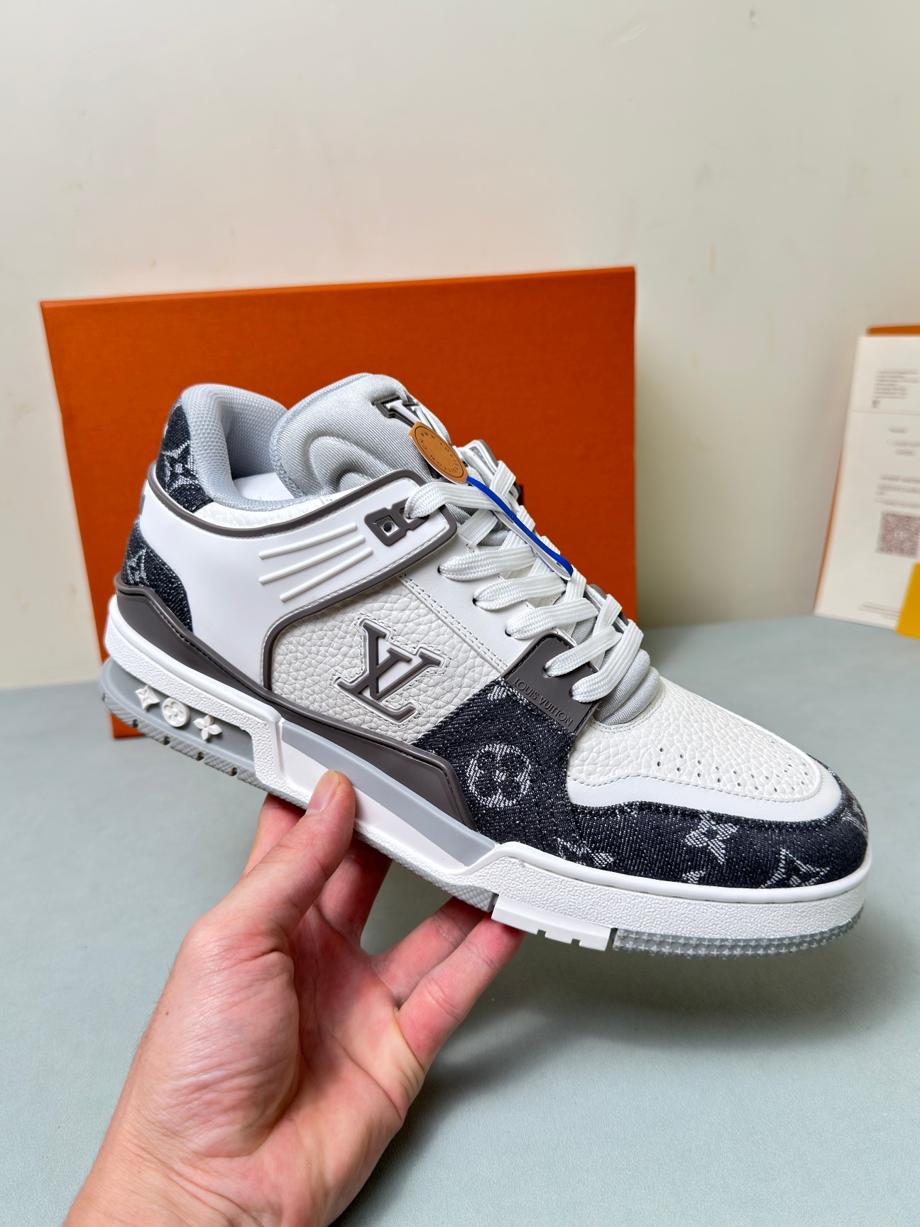 Louis Vuitton Male Basic Shoes Mesh Breathable