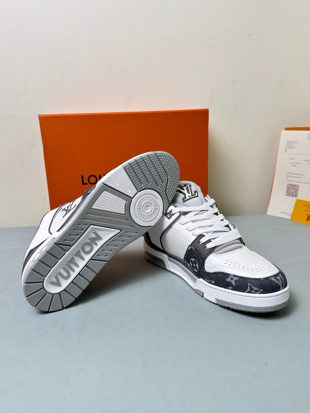 Louis Vuitton Male Basic Shoes Mesh Breathable