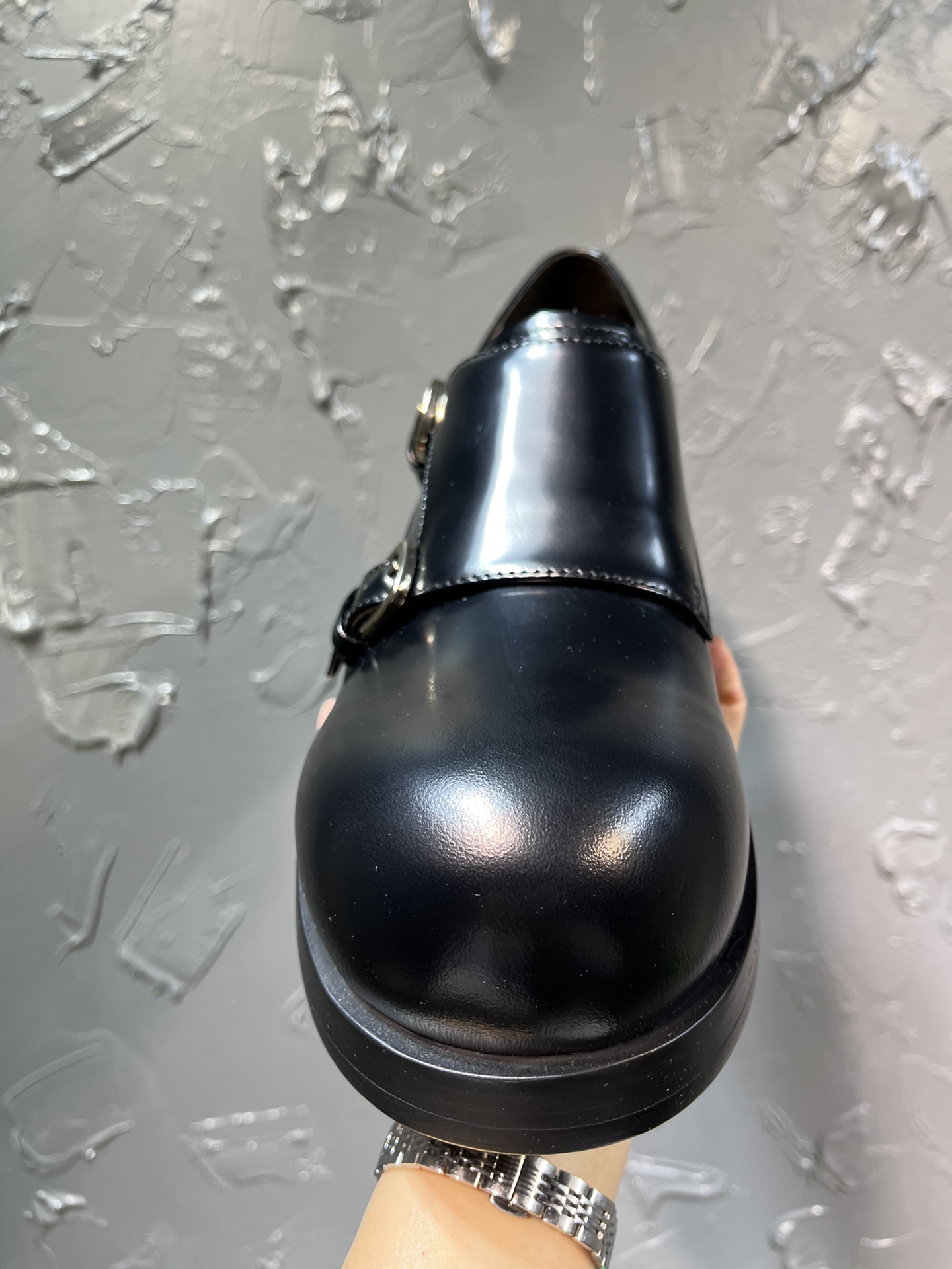 Bottega Veneta Male Leather Shoes Real Leather M