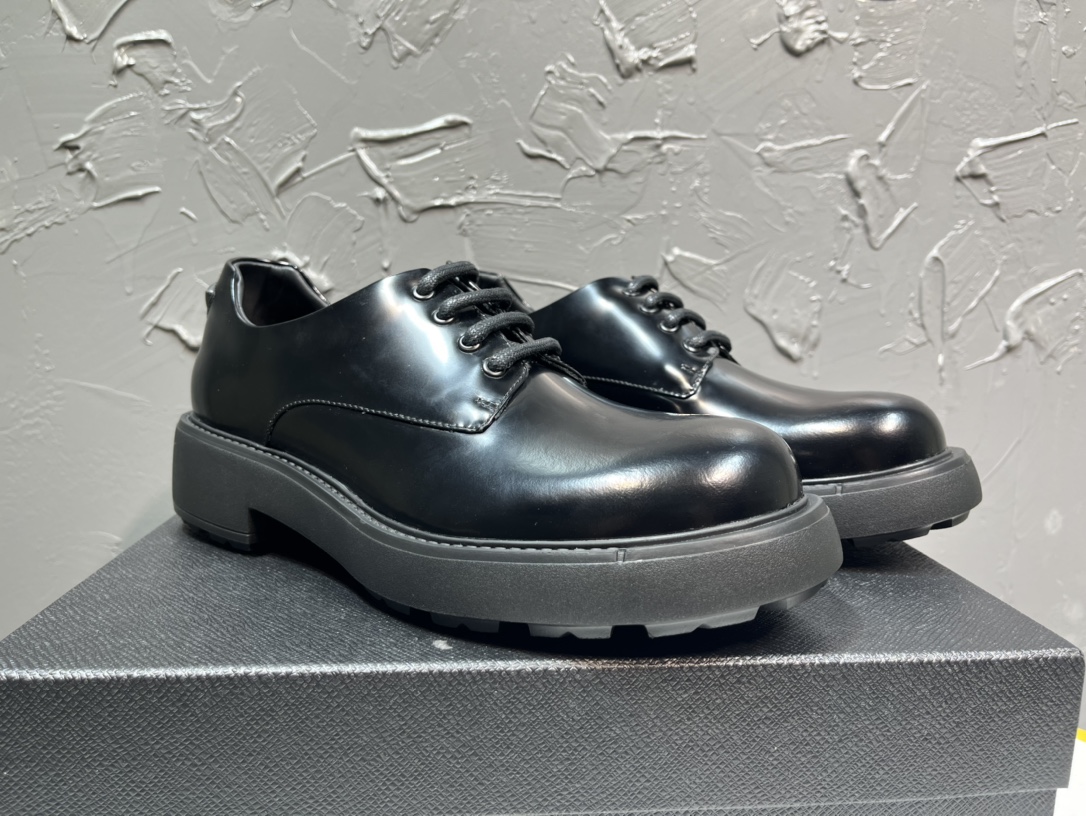 Adidas Prada Loafers Cow Leather M