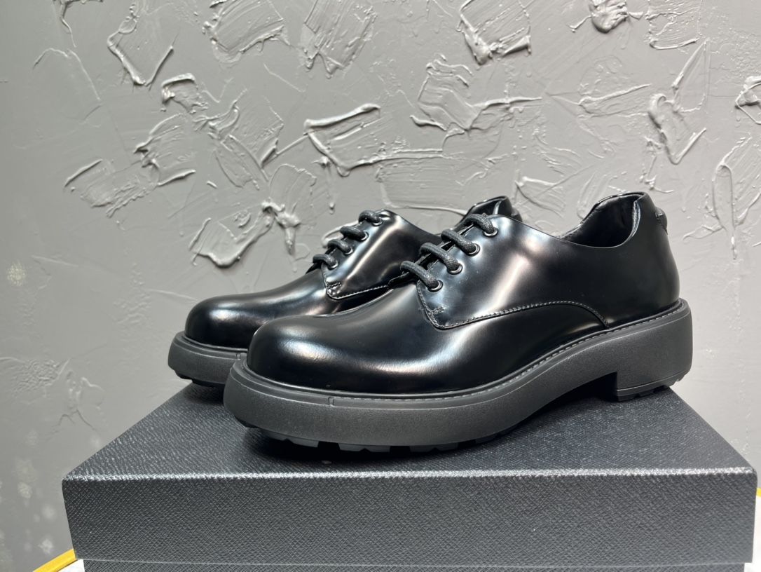 Adidas Prada Loafers Cow Leather M