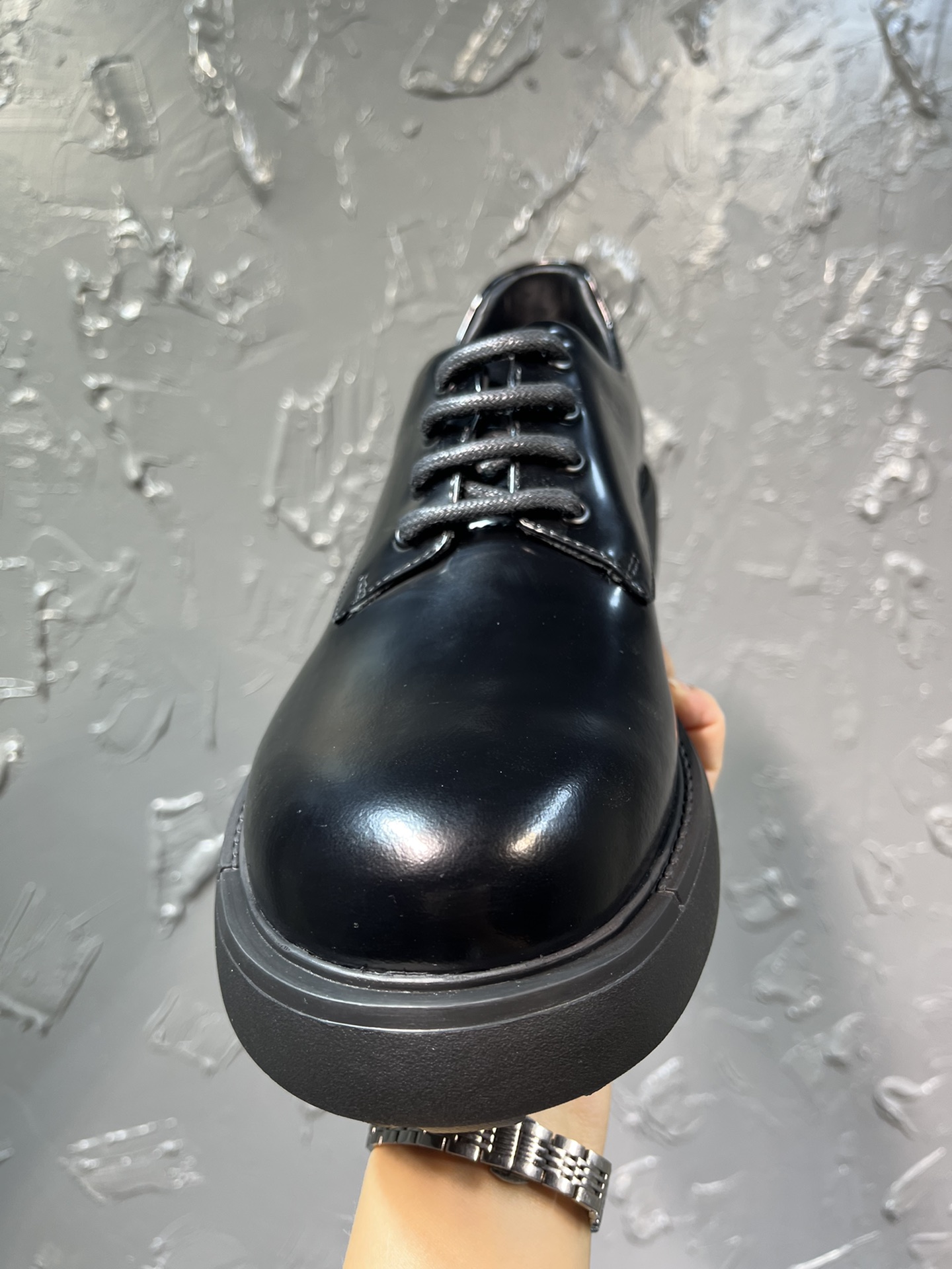 Adidas Prada Loafers Cow Leather M