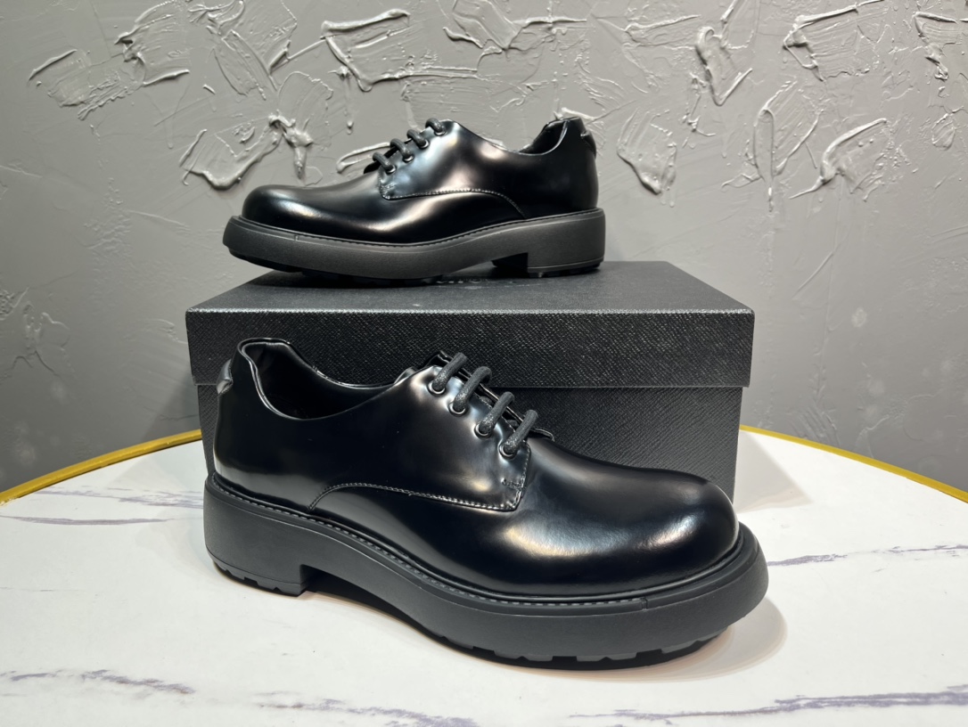 Adidas Prada Loafers Cow Leather M