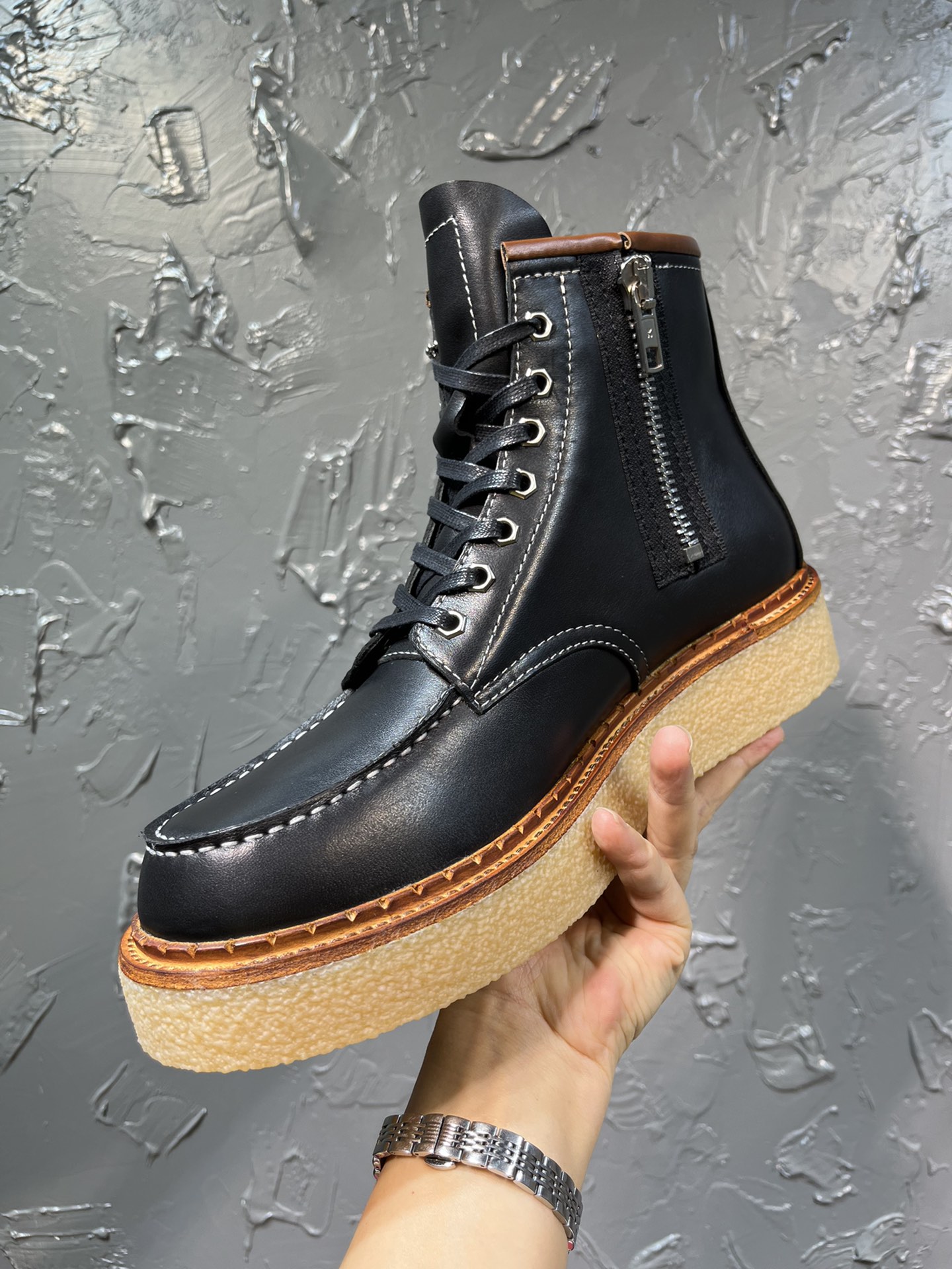 Leather Shoes Real Leather 46-l