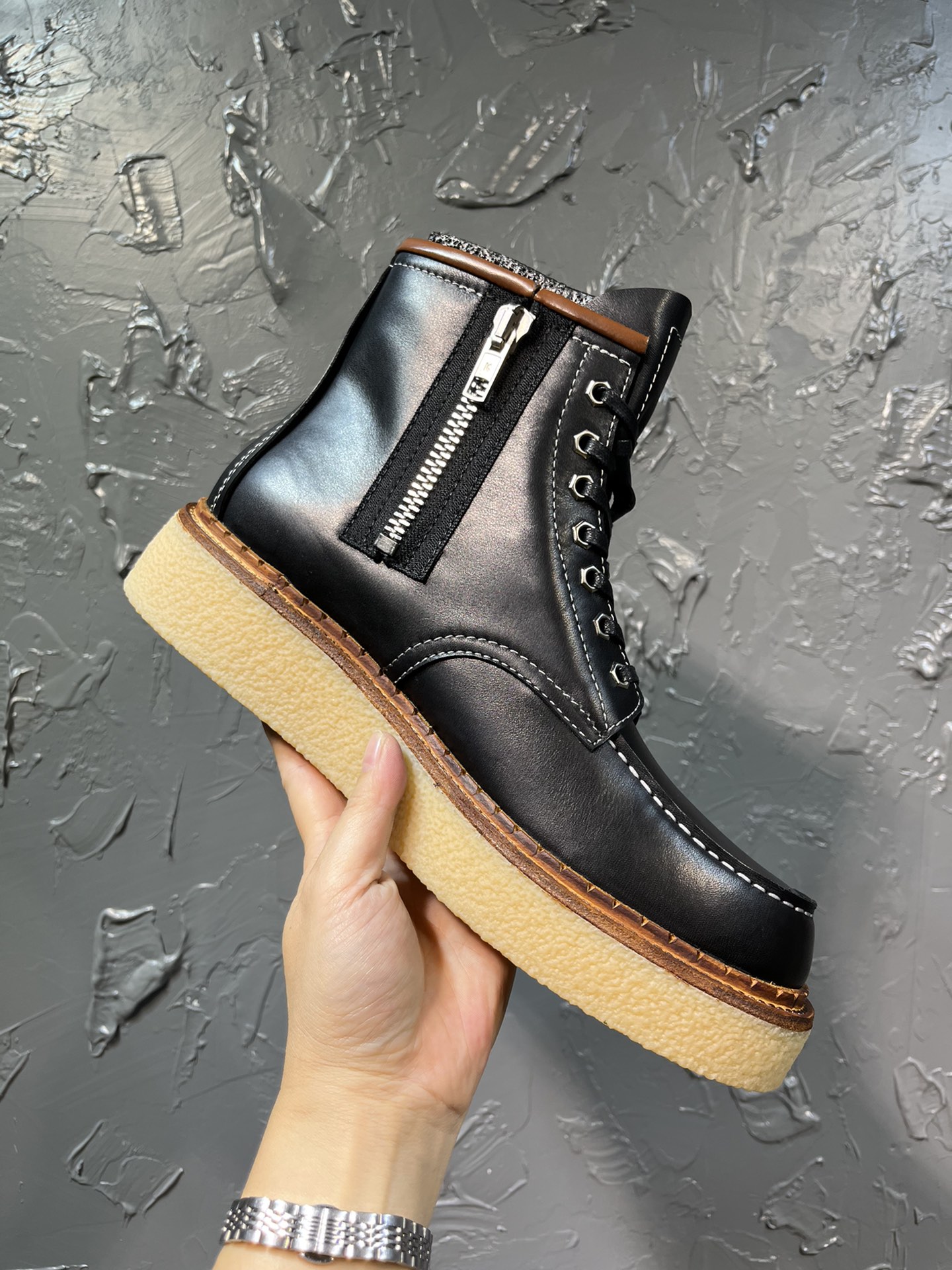 Leather Shoes Real Leather 46-l