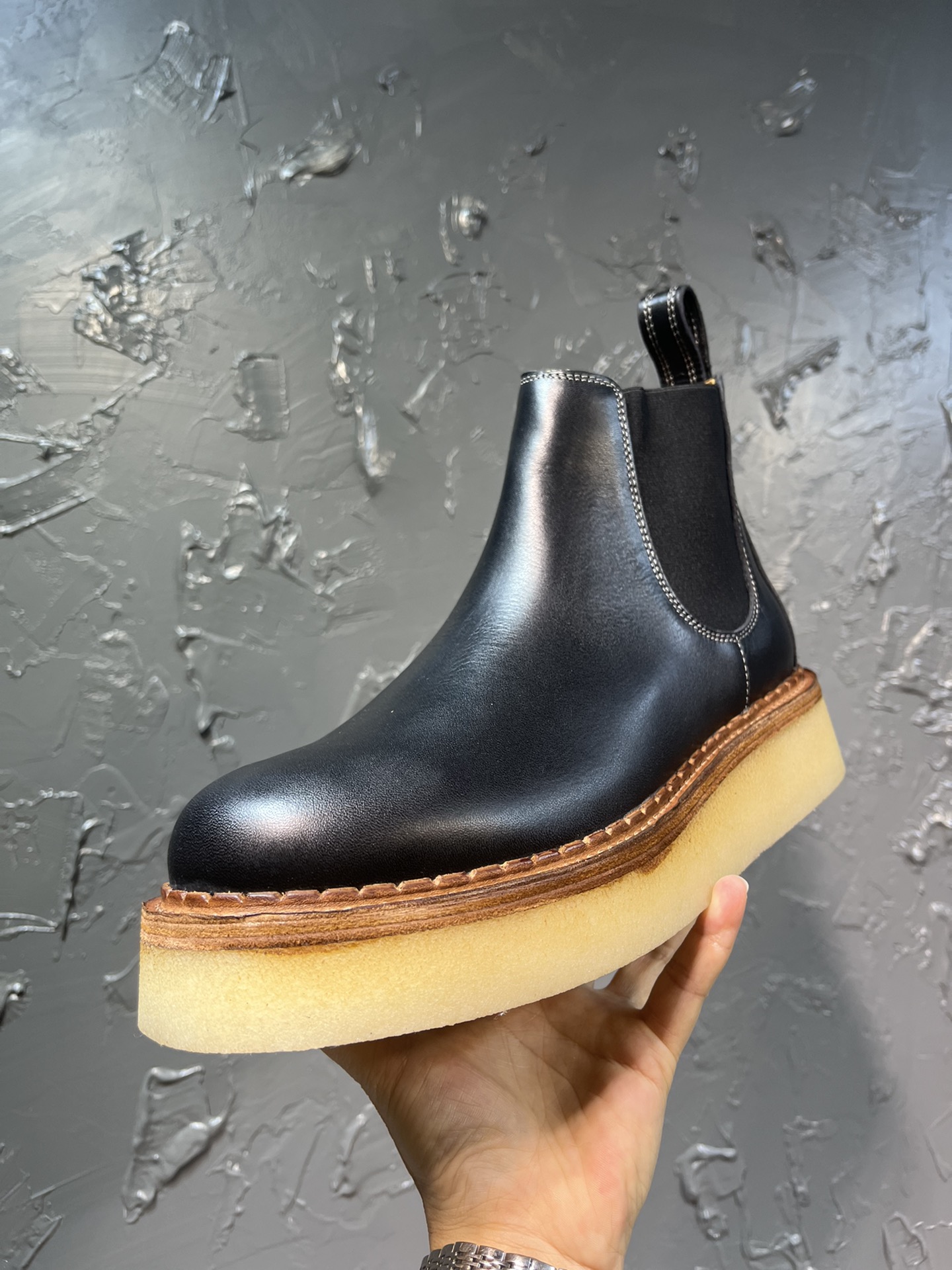 Leather Shoes Real Leather 46-l