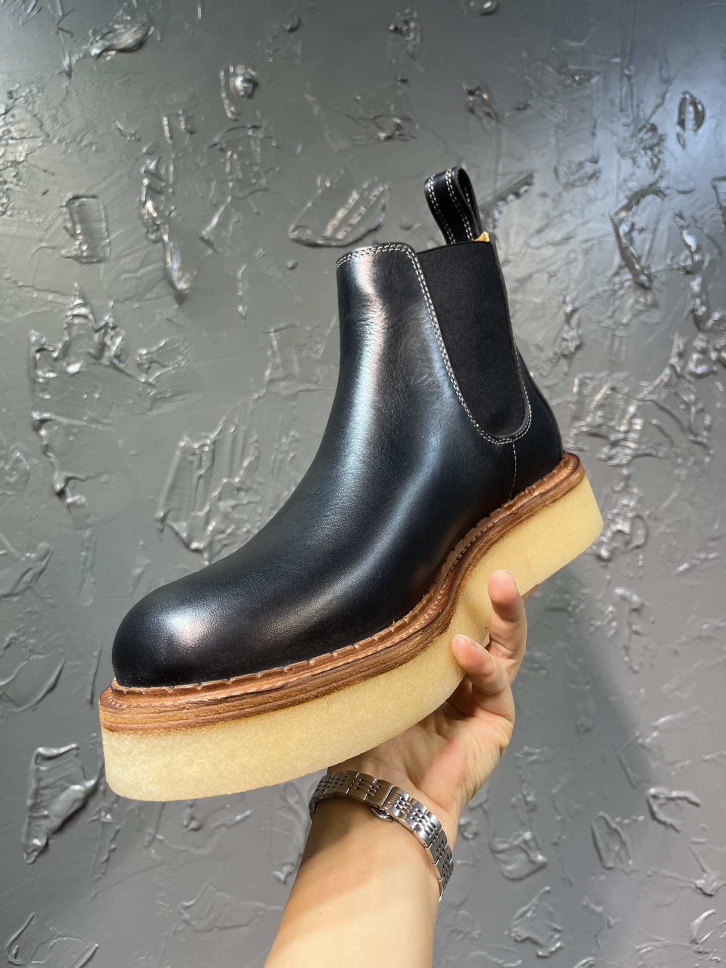 Leather Shoes Real Leather 46-l