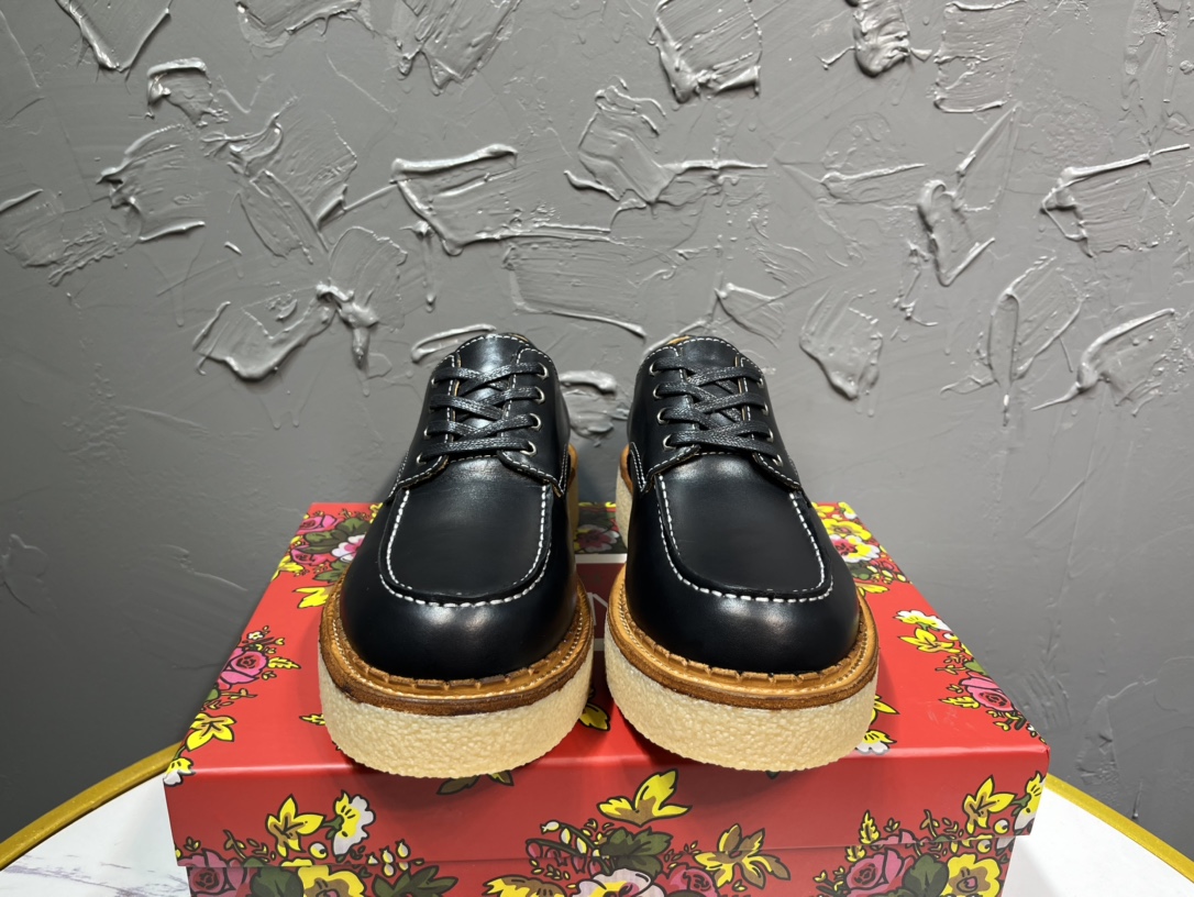 Leather Shoes Real Leather 46-l