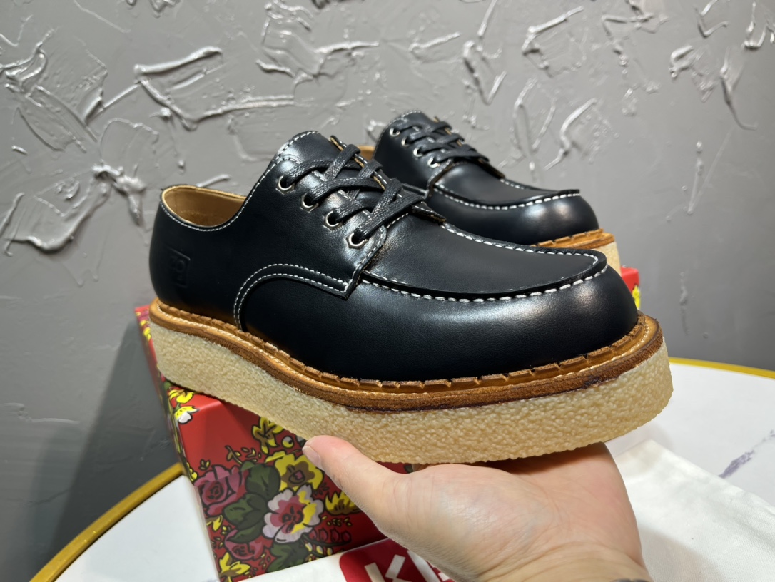 Leather Shoes Real Leather 46-l