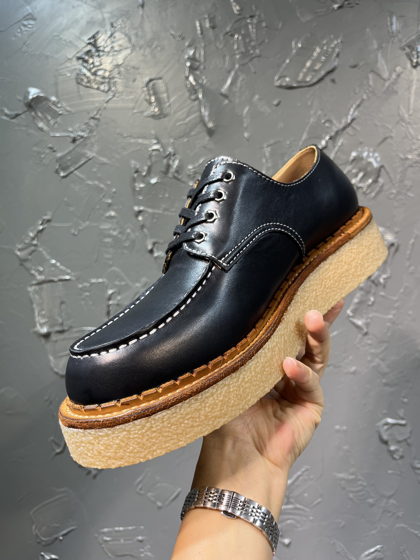Leather Shoes Real Leather 46-l