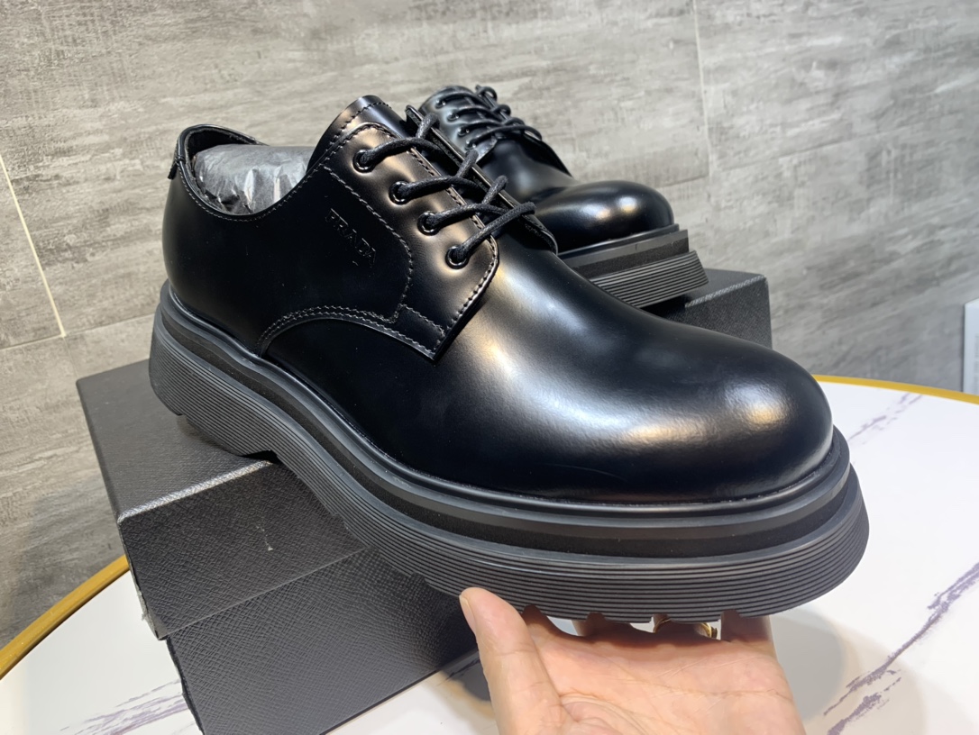 Adidas Prada Leather Shoes Cow Leather