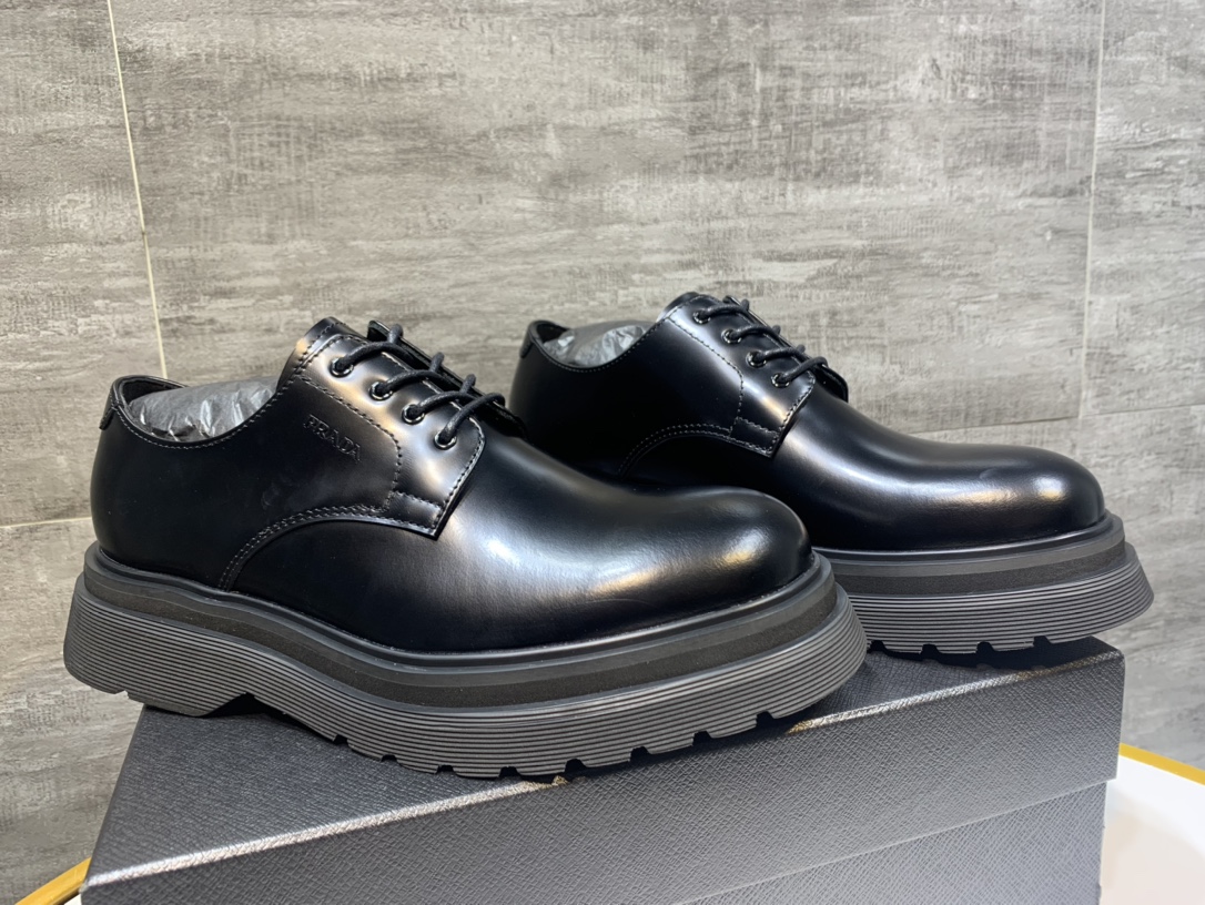 Adidas Prada Leather Shoes Cow Leather