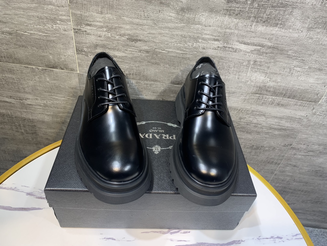 Adidas Prada Leather Shoes Cow Leather