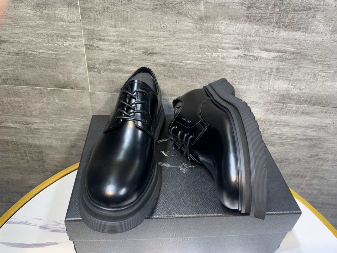 Adidas Prada Leather Shoes Cow Leather