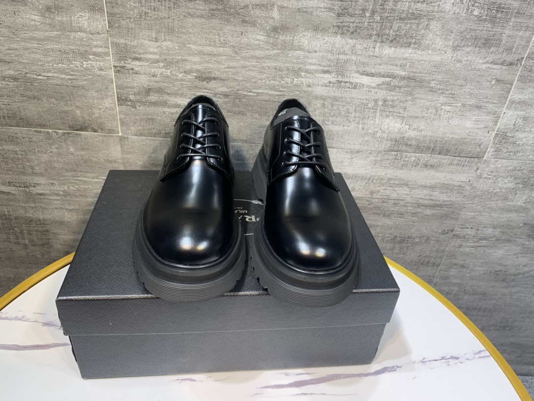 Adidas Prada Leather Shoes Cow Leather