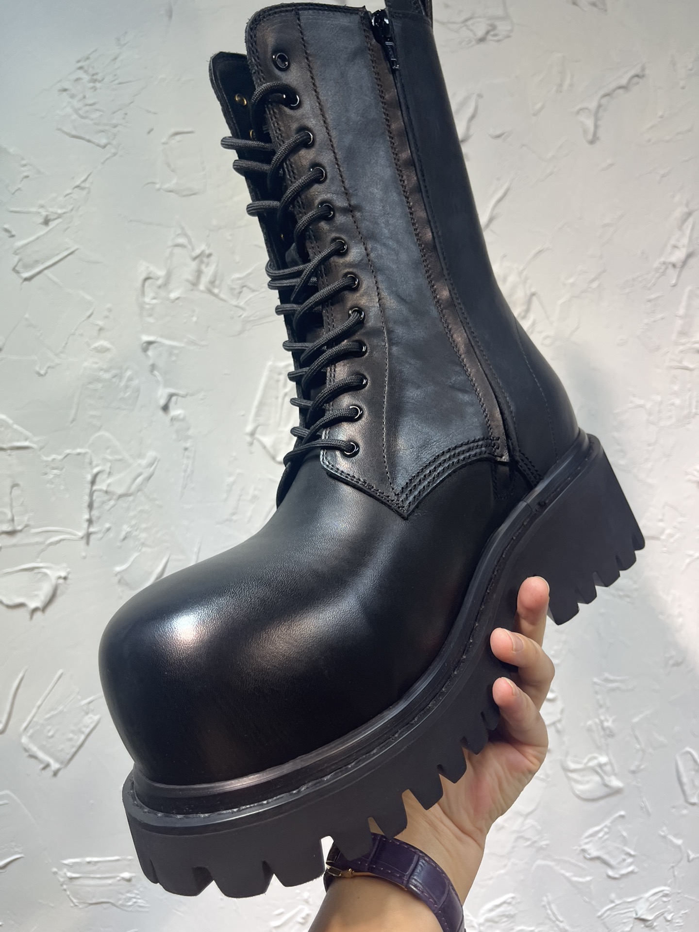 Male Boots Cow Leather M-s