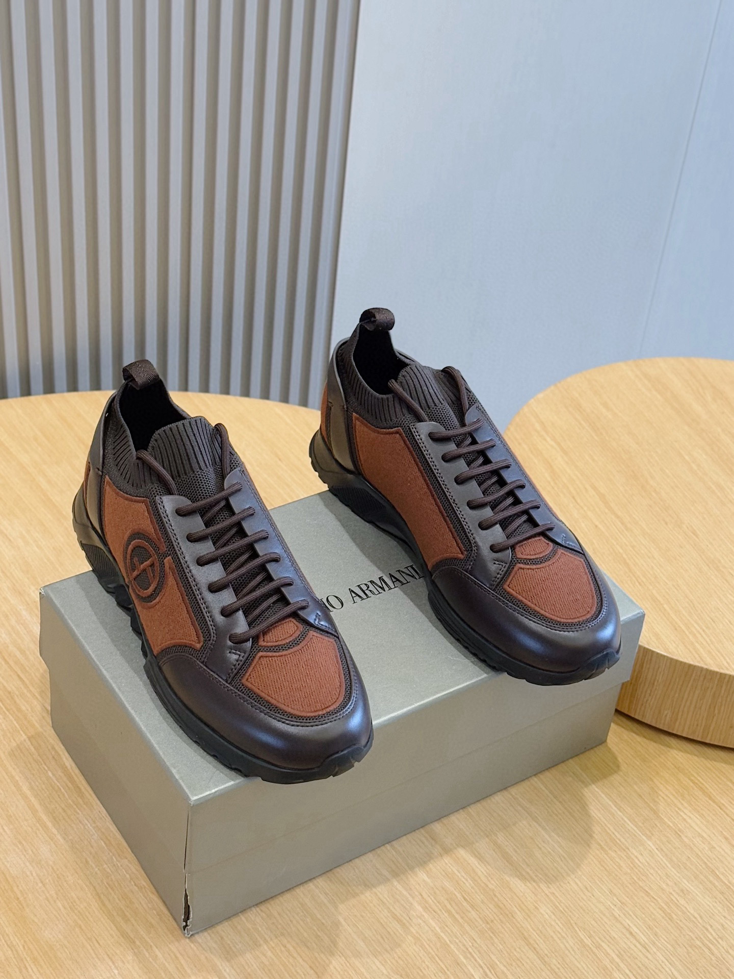 Armani Sneakers Mesh Lightweight M-s