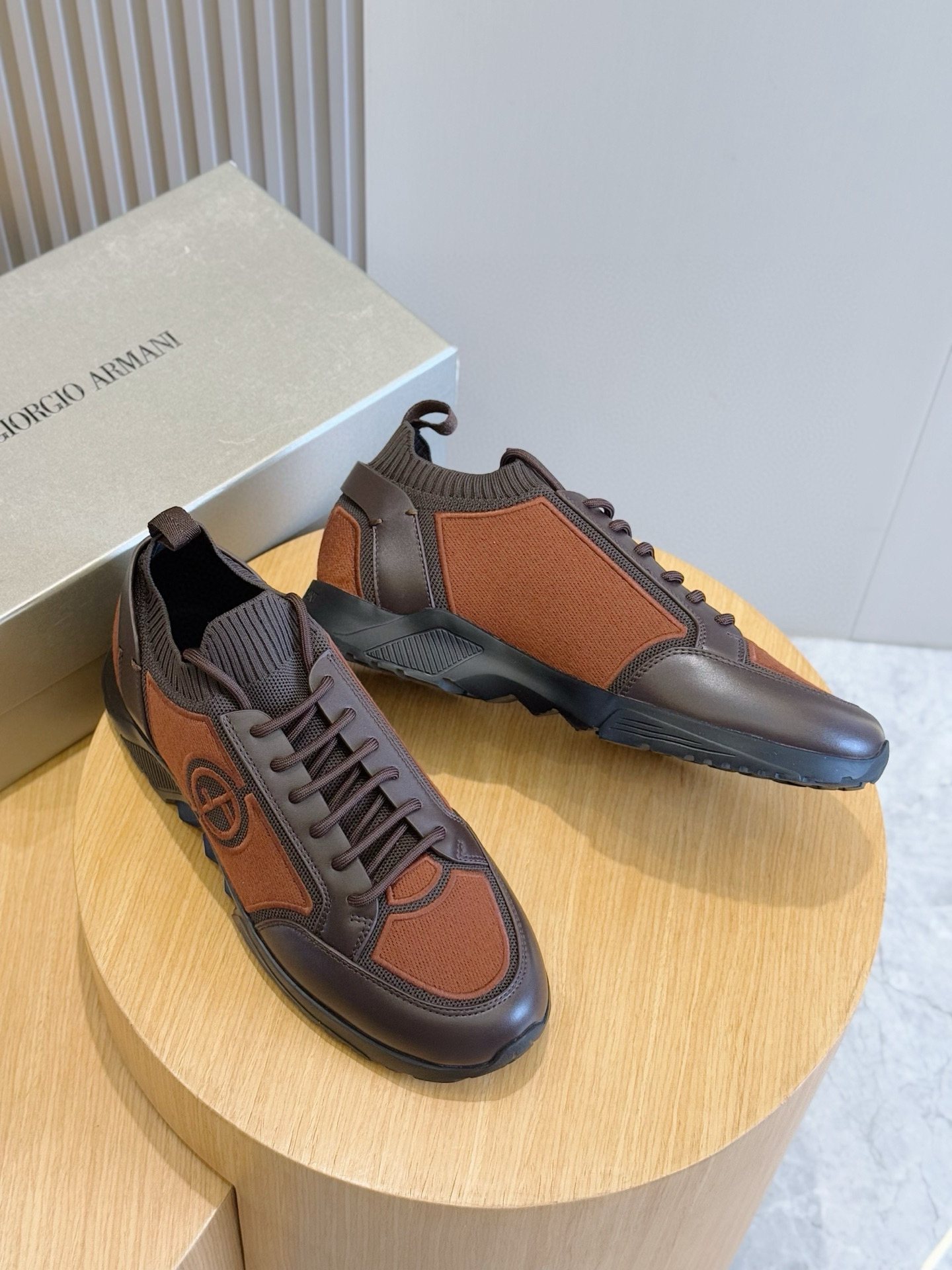 Armani Sneakers Mesh Lightweight M-s